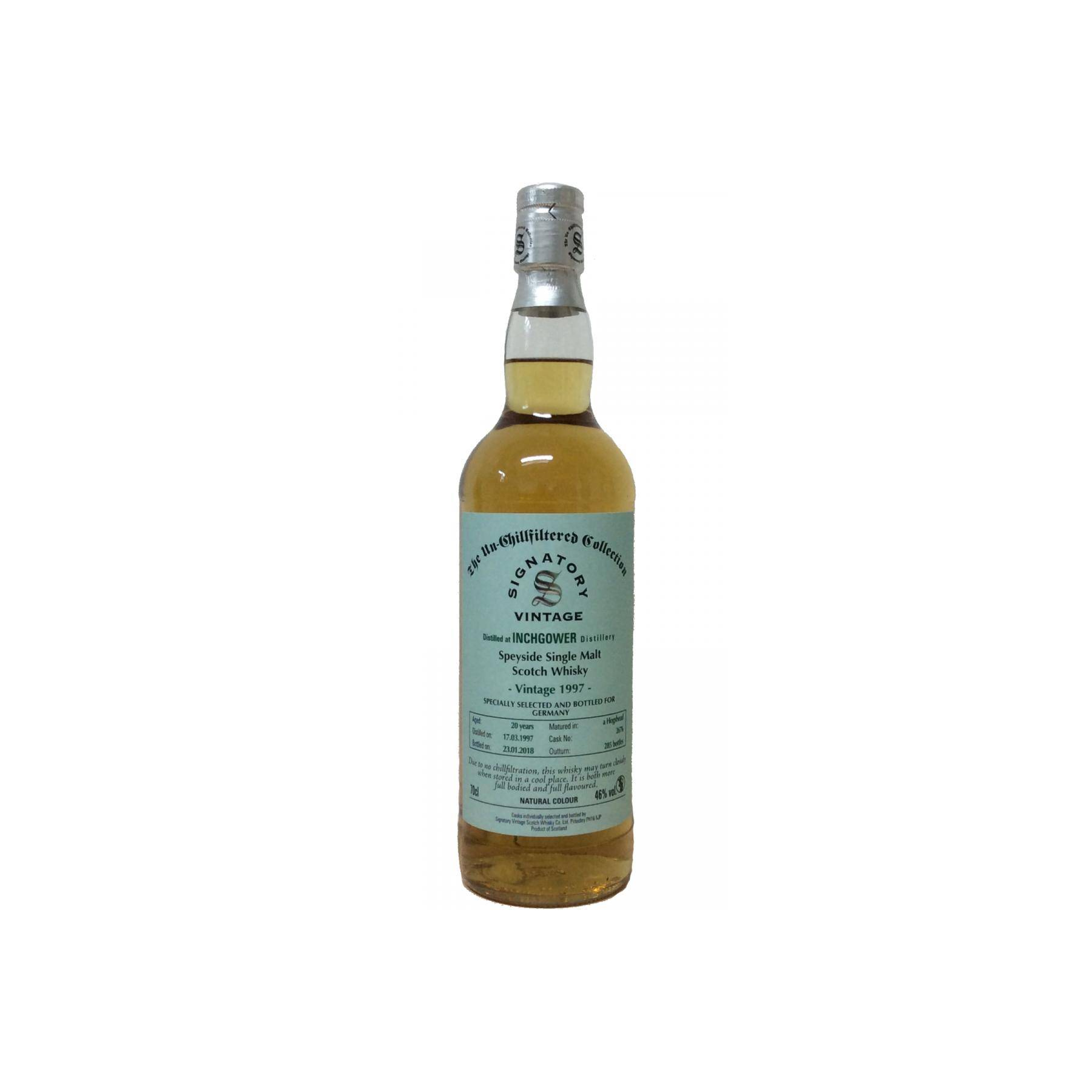 Inchgower The Un-Chillfiltered Collection 1997 20 Years Single Malt Whisky
