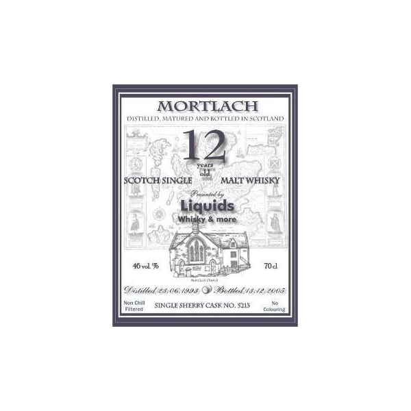 Mortlach 1993 12 Years Single Malt Whisky