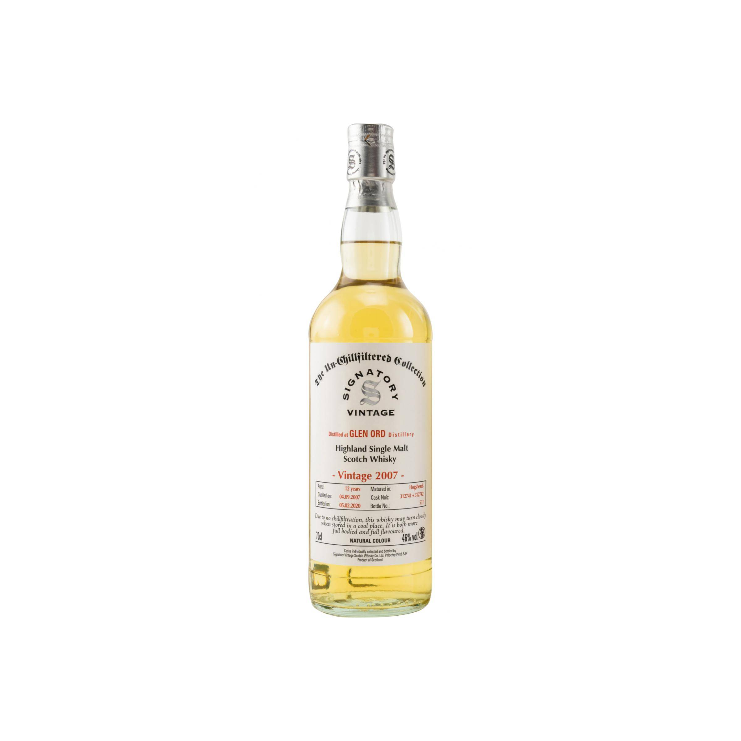 Glen Ord The Un-Chillfiltered Collection 2007 12 Years Single Malt Whisky