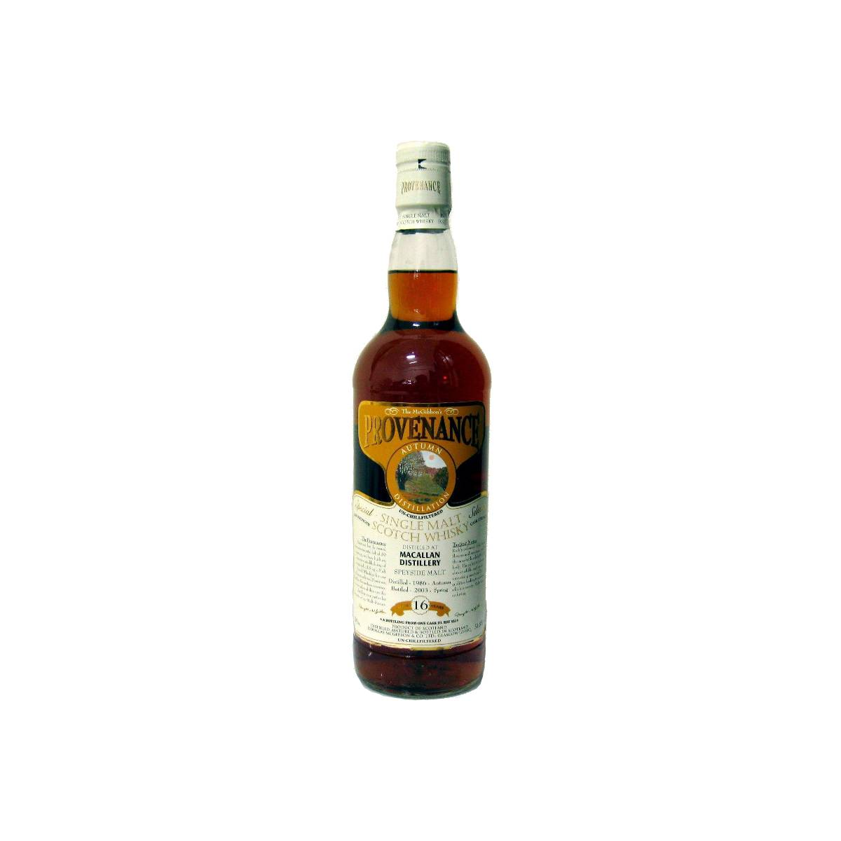 The Macallan McGibbon's Provenance 1986 16 Years Single Malt Whisky