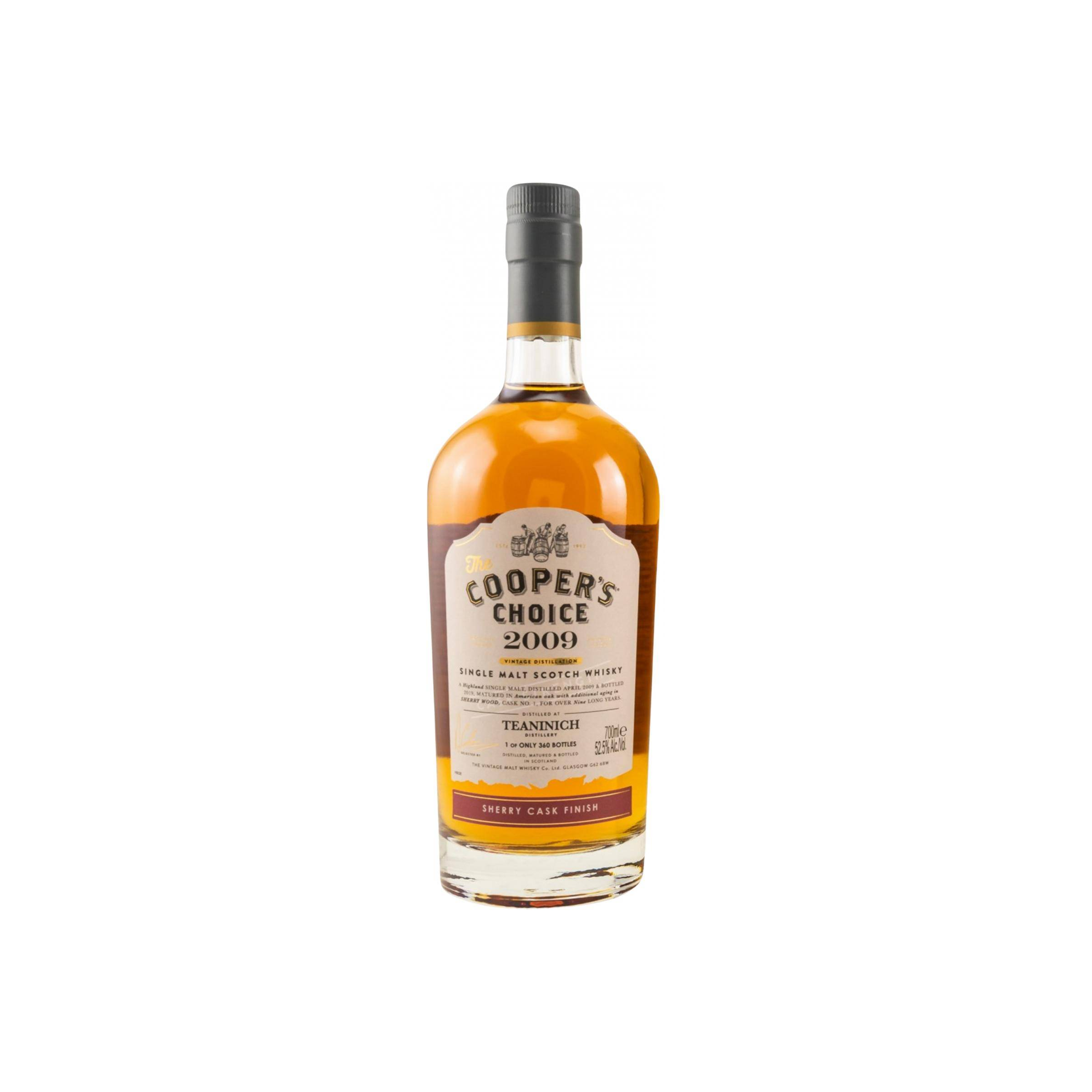 Teaninich The Cooper's Choice 2009 9 Years Single Malt Whisky