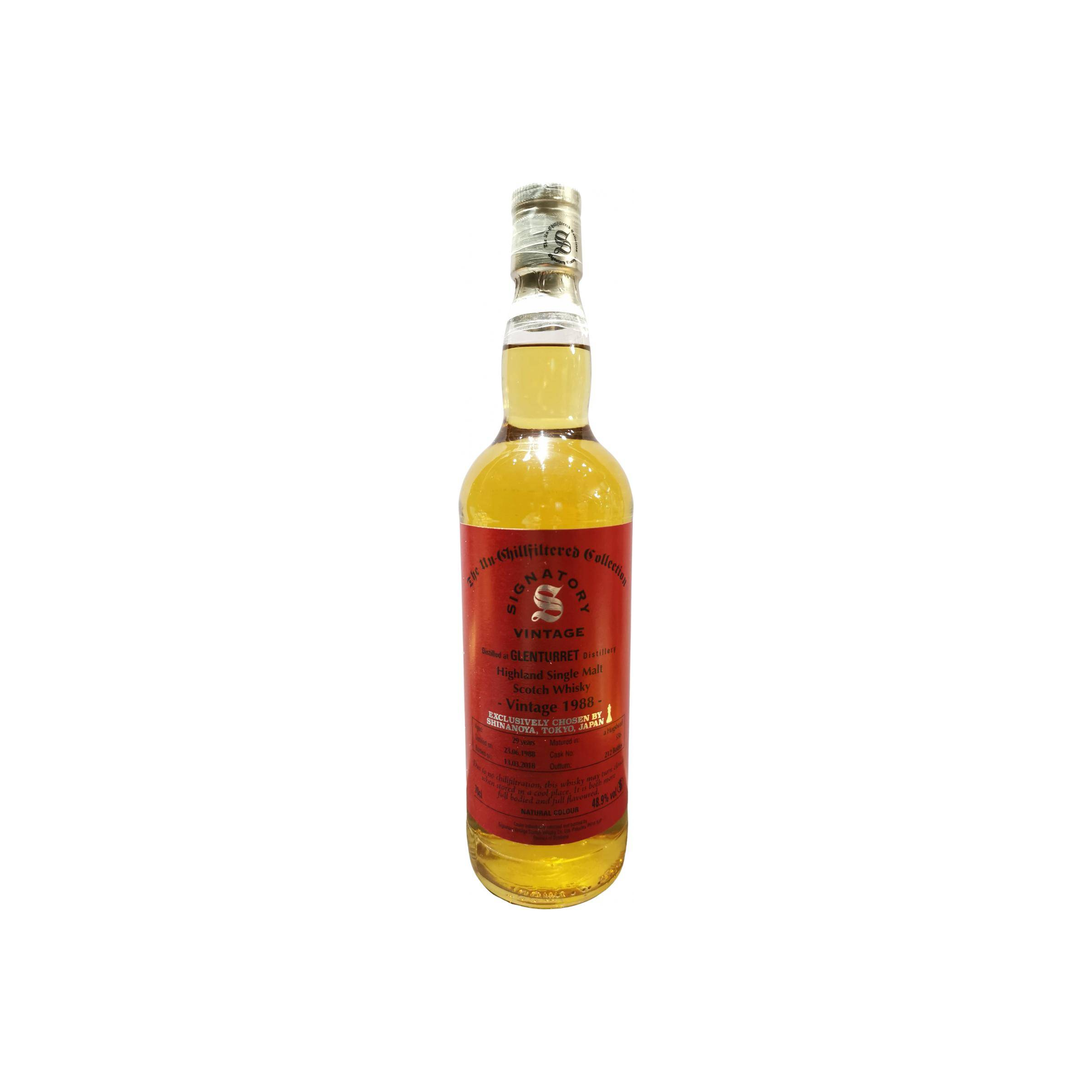 The Glenturret The Un-Chillfiltered Collection 1988 29 Years Single Malt Whisky