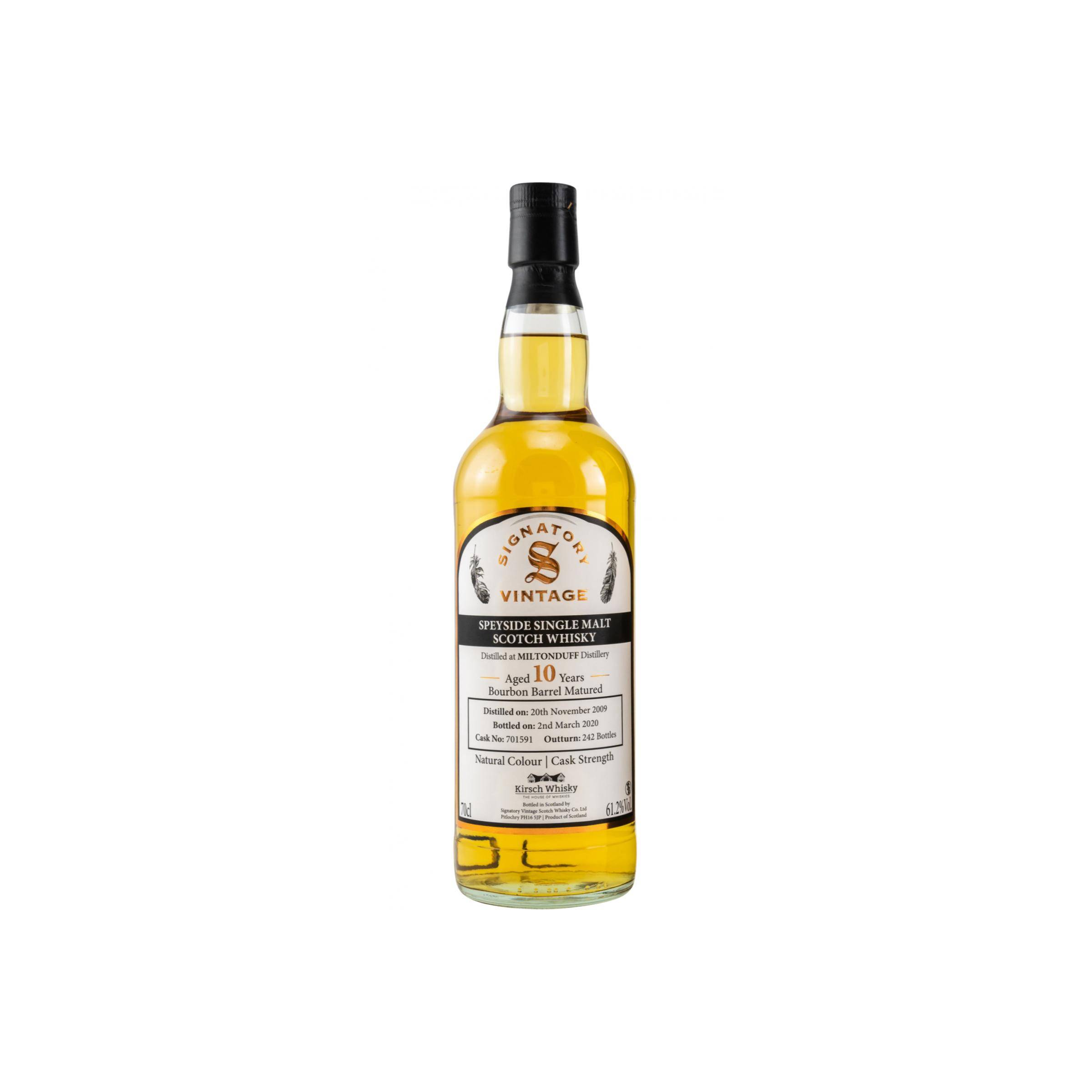 Miltonduff 2009 10 Years Single Malt Whisky