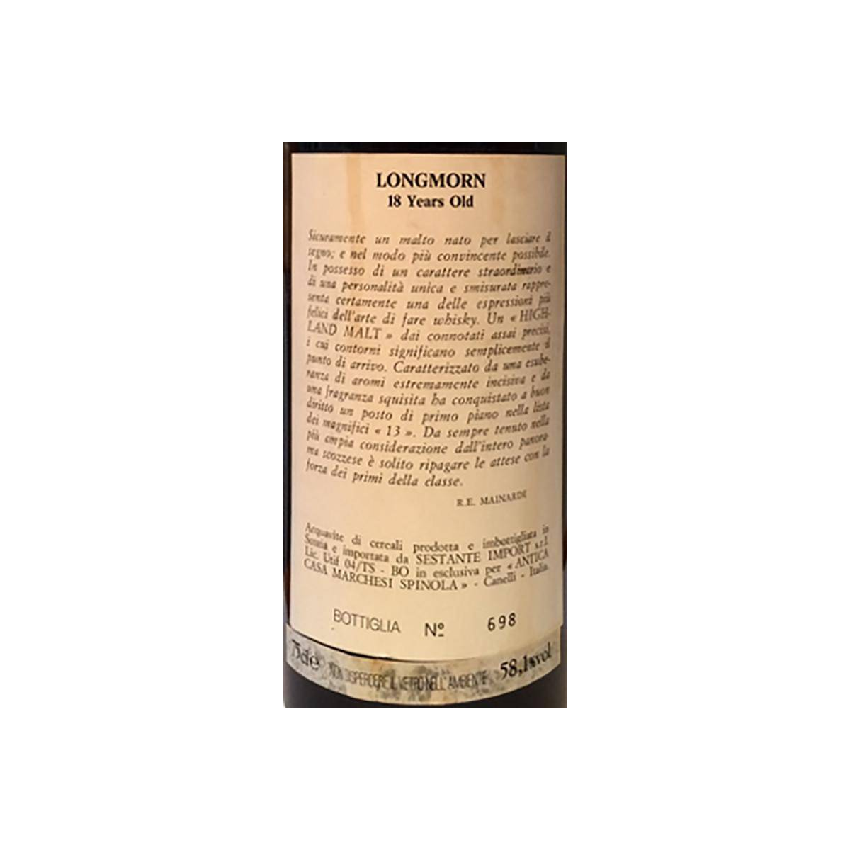 Longmorn 1971 18 Years Single Malt Whisky 2