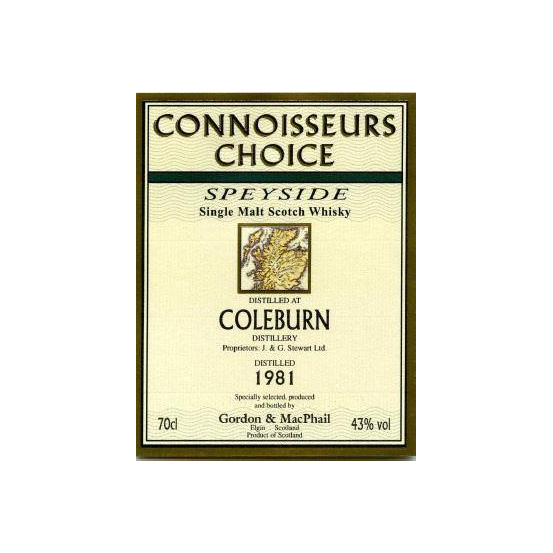 Coleburn Connoisseurs Choice 1981 25 Years Single Malt Whisky 2