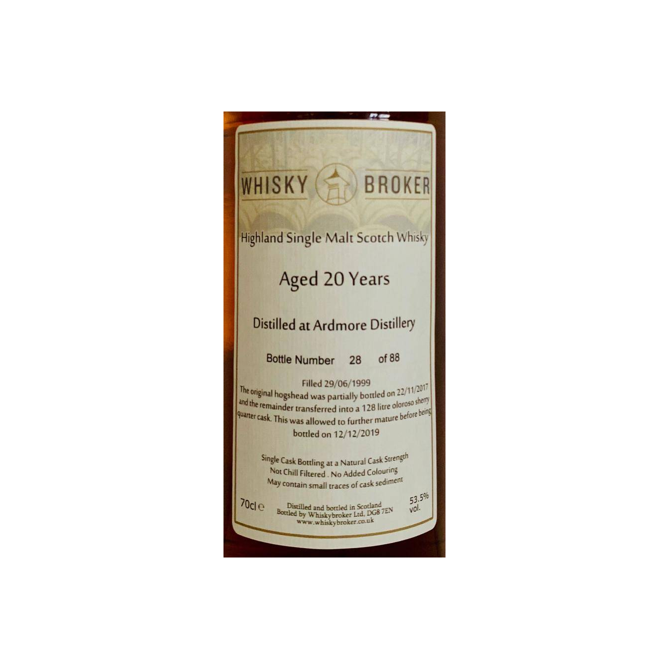 Ardmore 1999 20 Years Single Malt Whisky 2