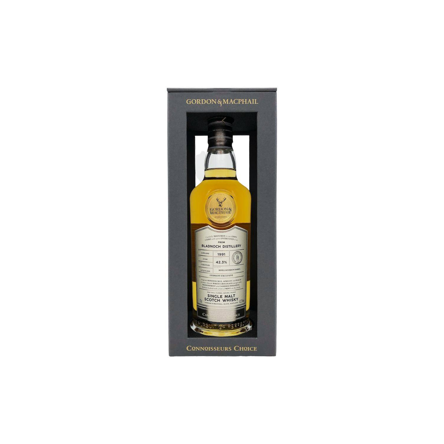 Bladnoch Connoisseurs Choice - Cask Strength 1991 28 Years Single Malt Whisky 2