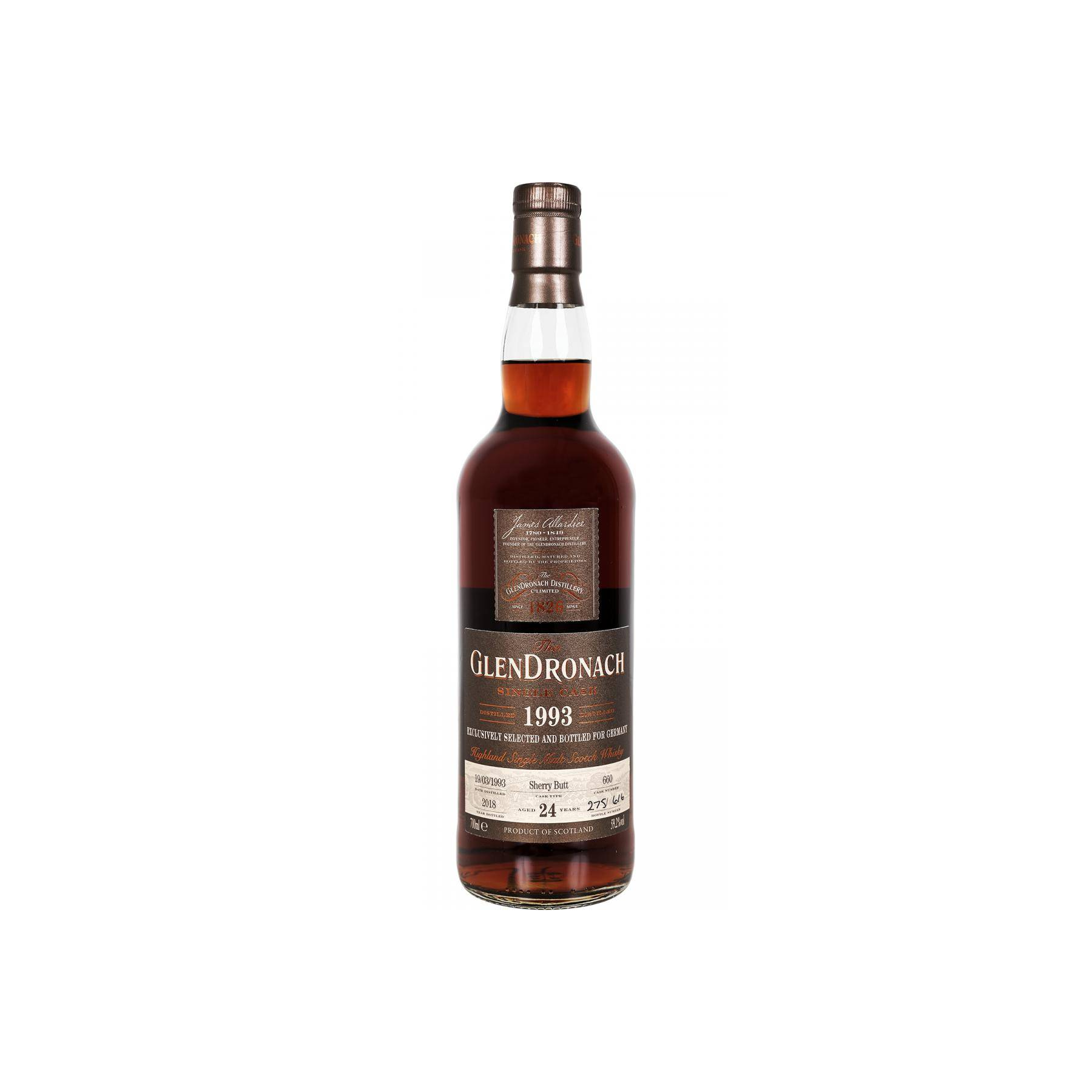 GlenDronach Single Cask 1993 24 Years Single Malt Whisky