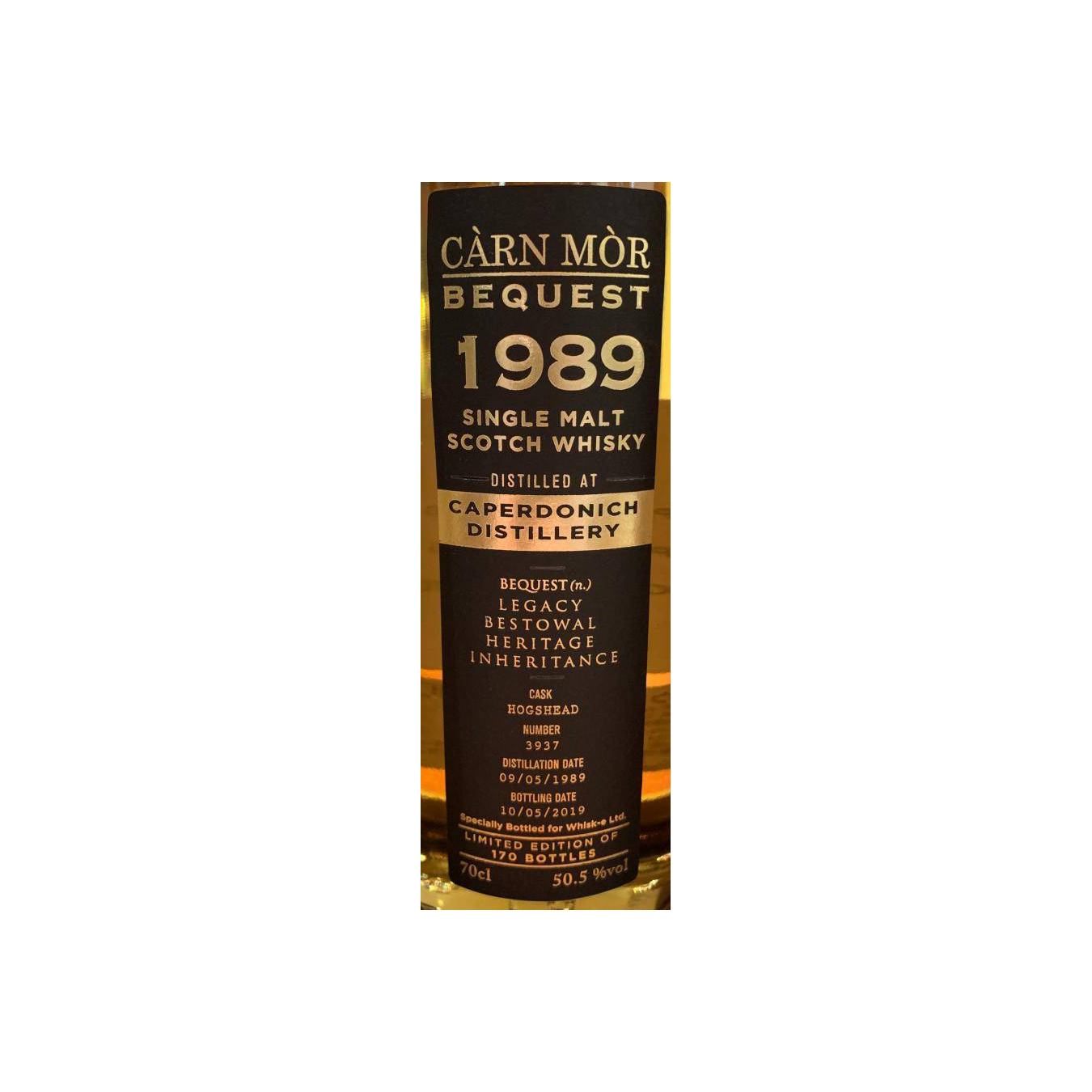 Caperdonich 1989 30 Years Single Malt Whisky 2