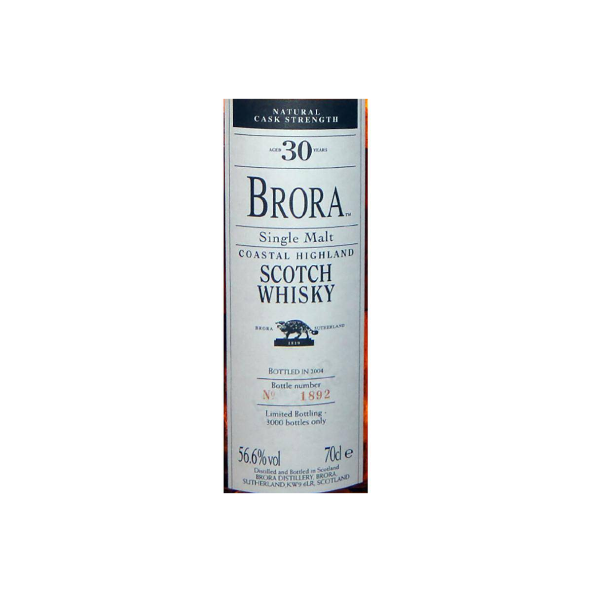 Brora 1974 30 Years Single Malt Whisky 2