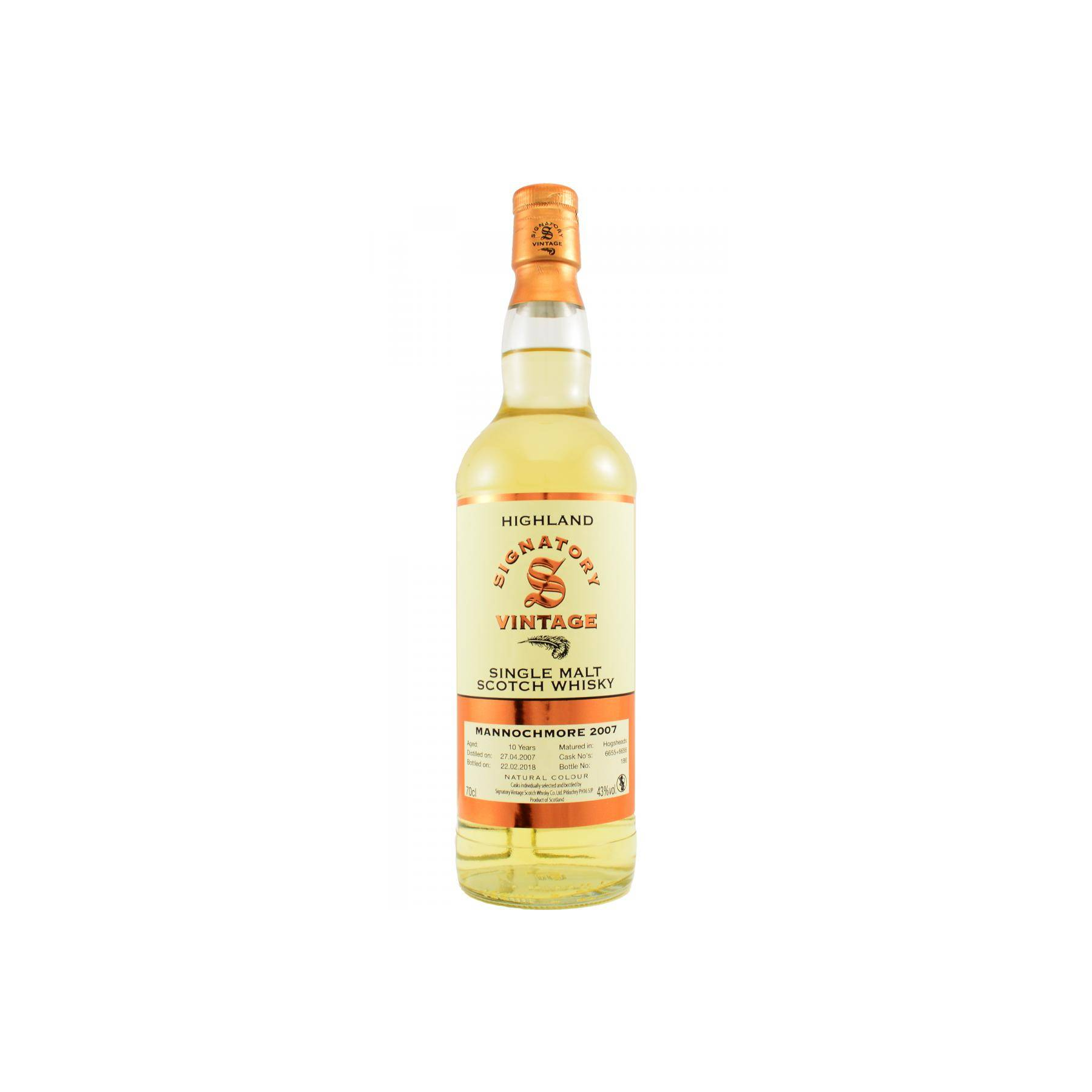 Mannochmore Vintage Collection 2007 10 Years Single Malt Whisky