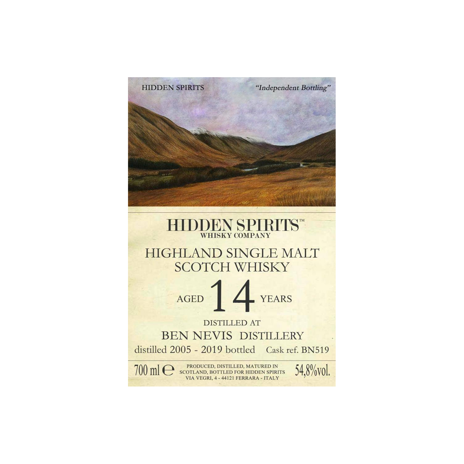 Ben Nevis 2005 14 Years Single Malt Whisky