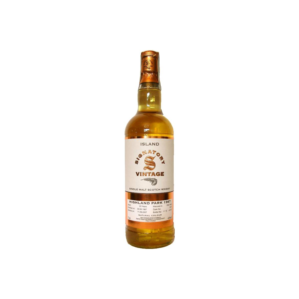 Highland Park Vintage Collection 1987 20 Years Single Malt Whisky
