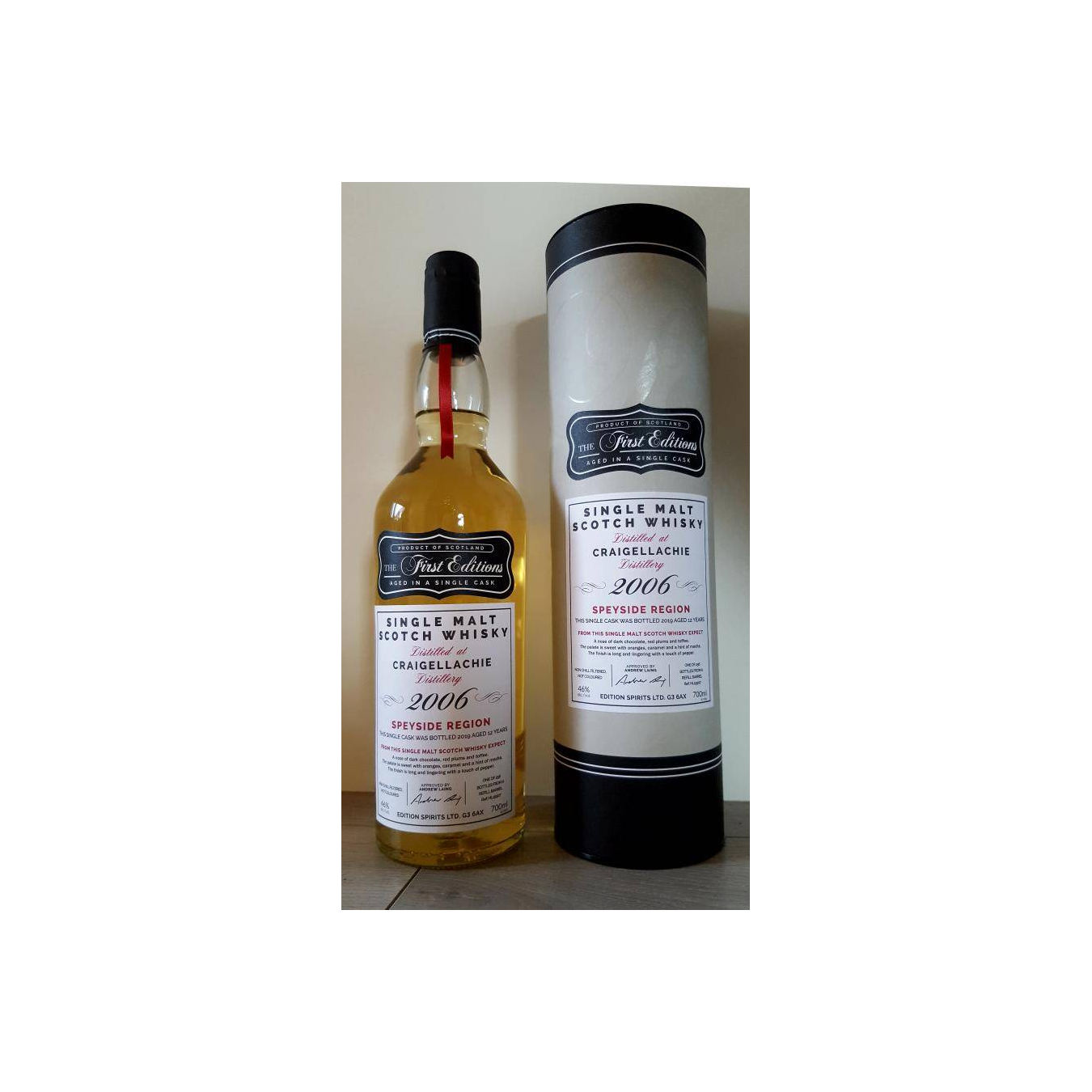 Craigellachie The First Editions 2006 12 Years Single Malt Whisky 2