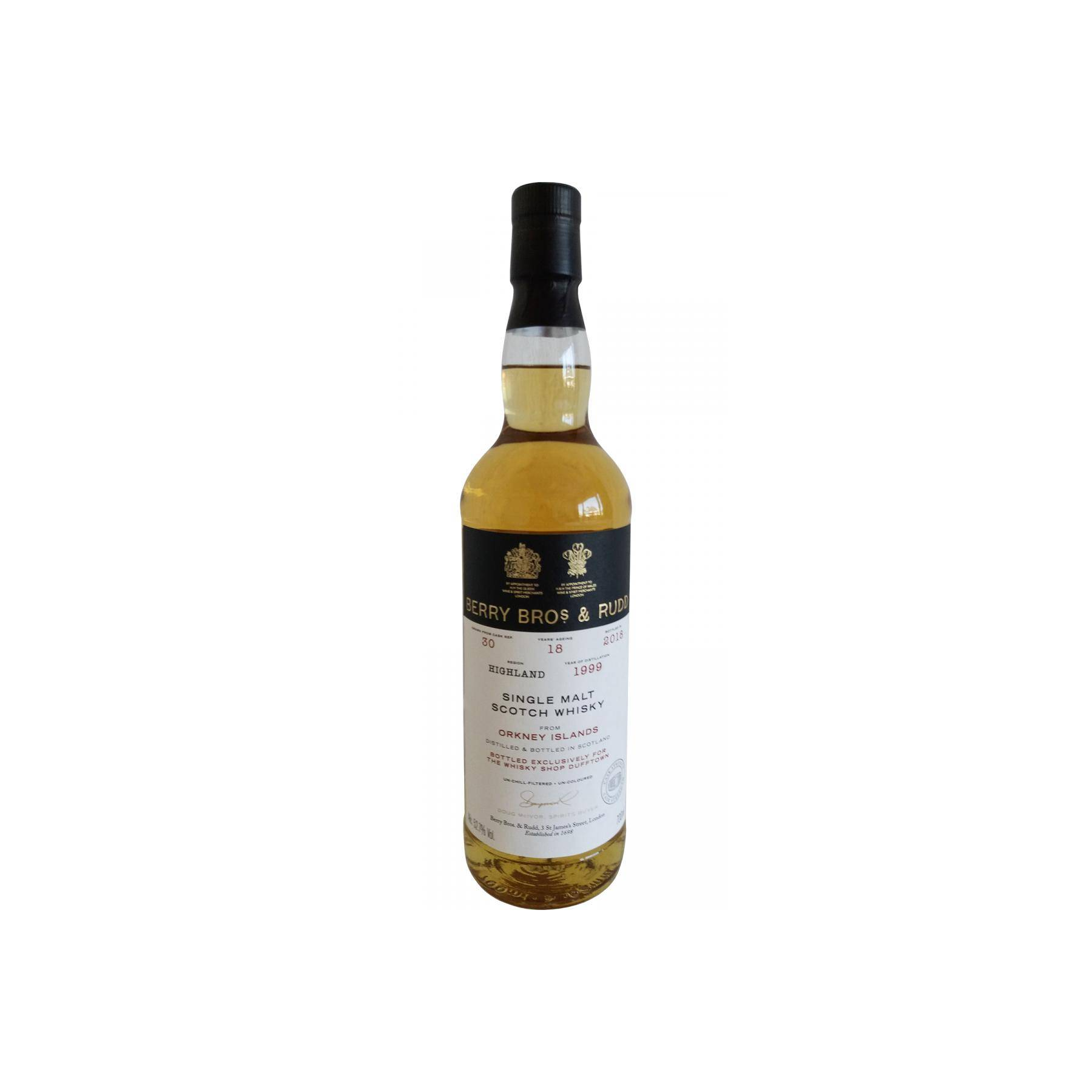 Berry Bros. & Rudd 1999 18 Years Single Malt Whisky
