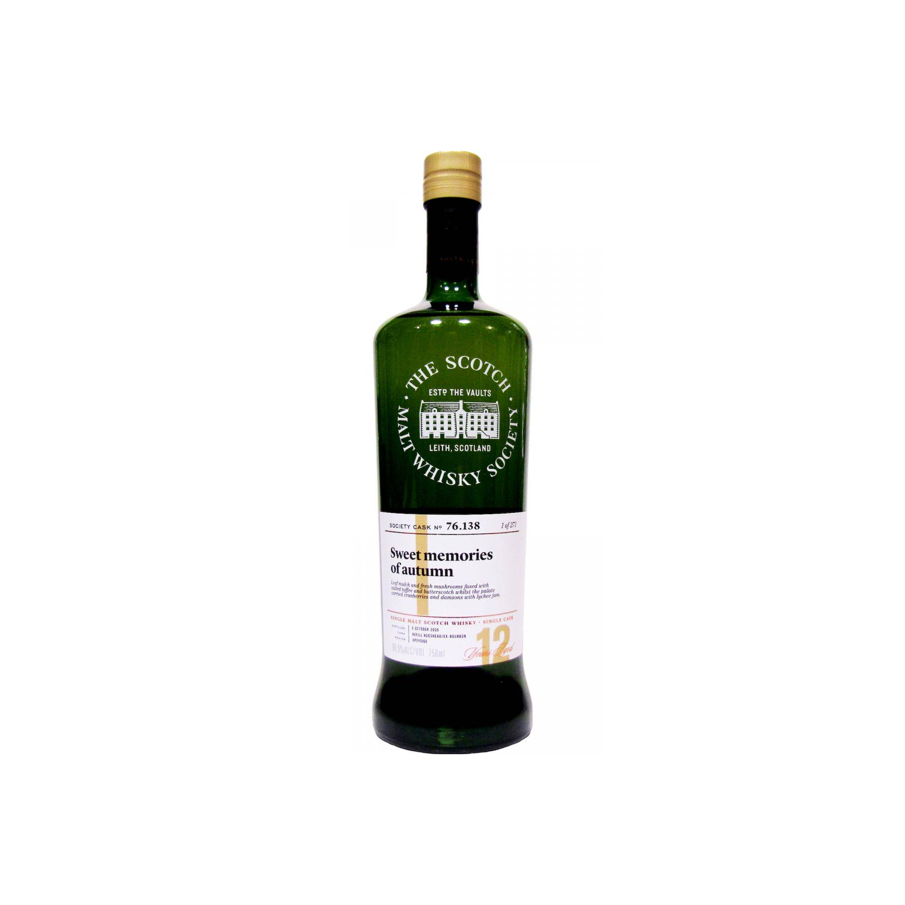 The Scotch Malt Whisky Society 2005 12 Years Single Malt Whisky