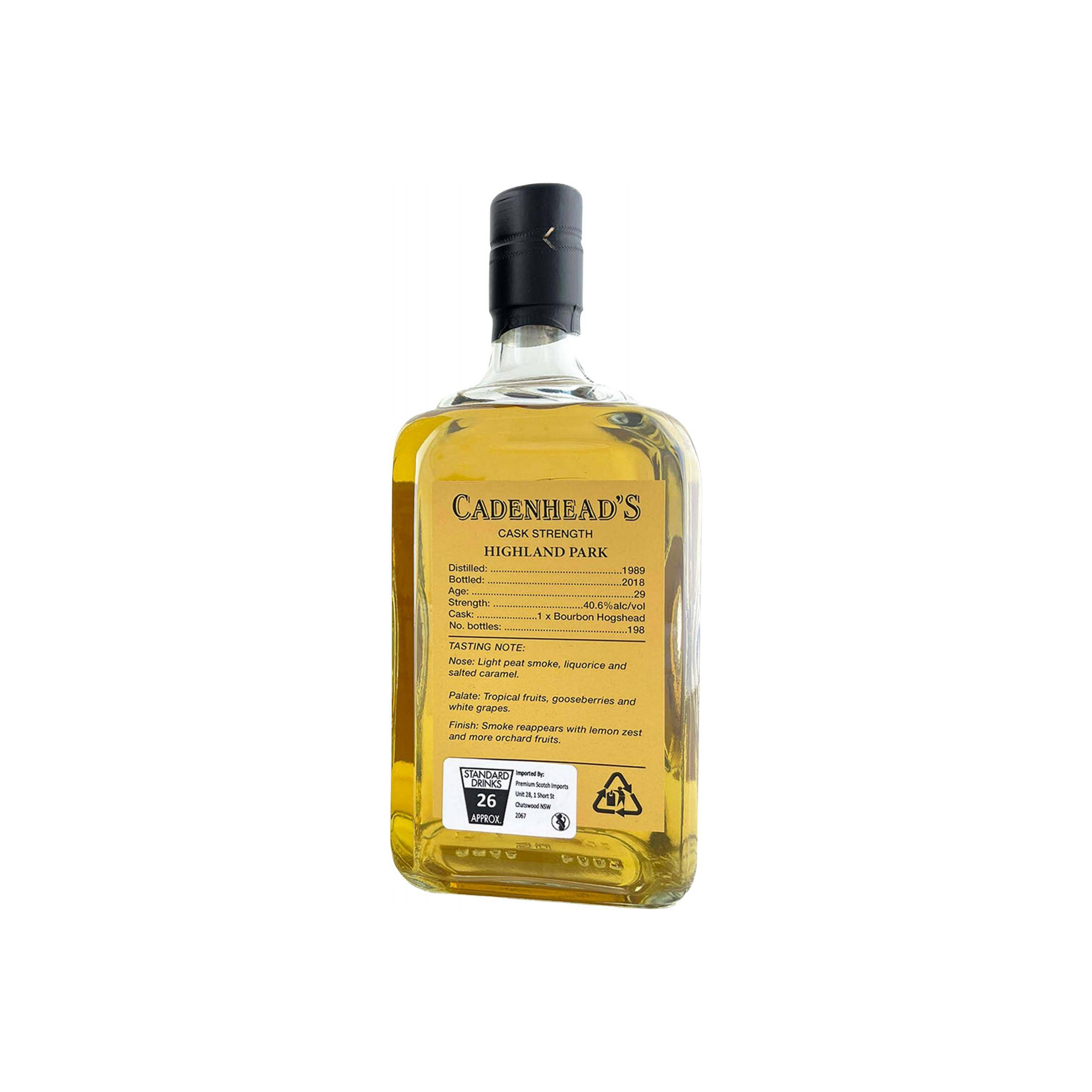 Highland Park Single Cask 1989 29 Years Single Malt Whisky 3