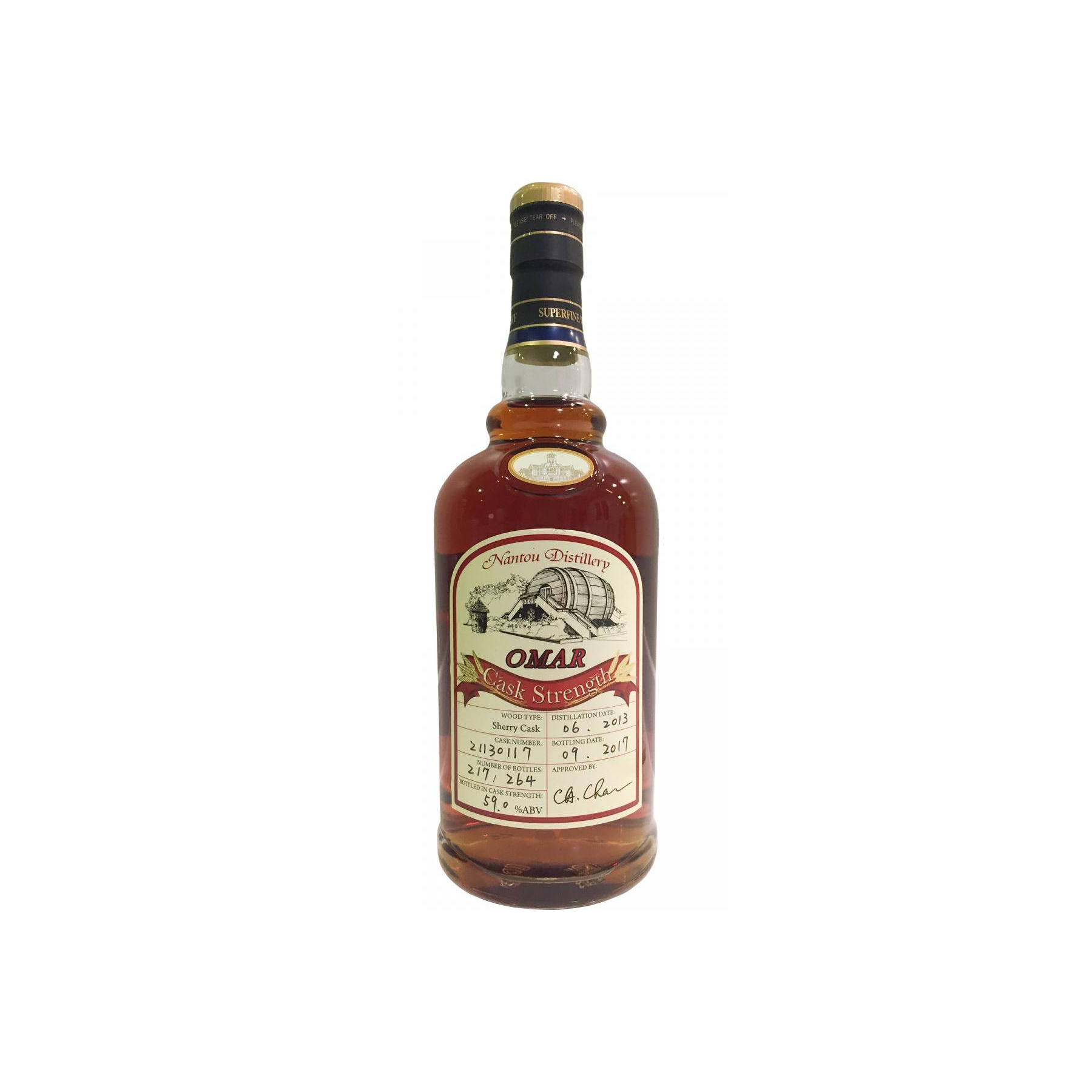 Omar Cask Strength Collection 2013 4 Years Single Malt Whisky