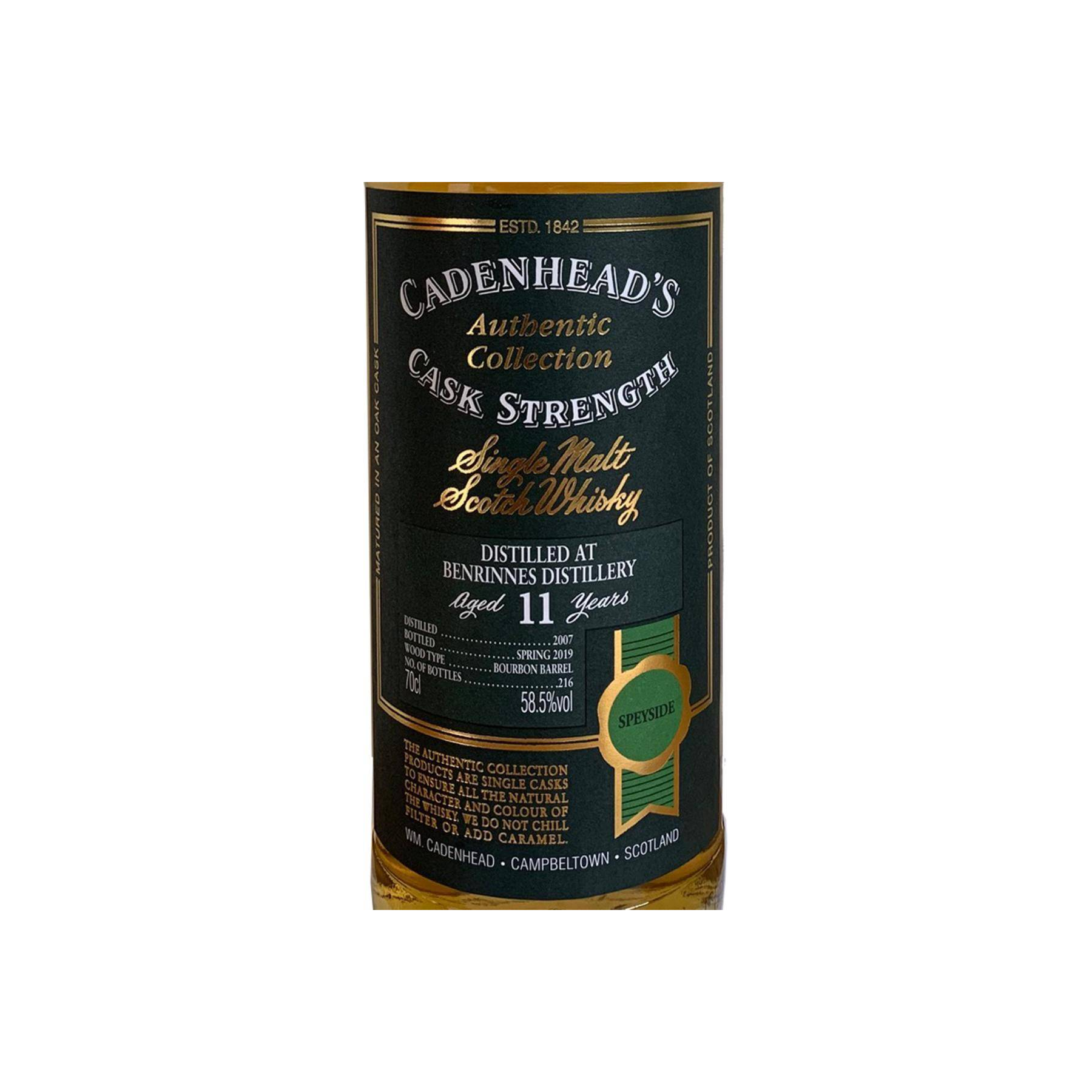 Benrinnes Authentic Collection 2007 11 Years Single Malt Whisky 2