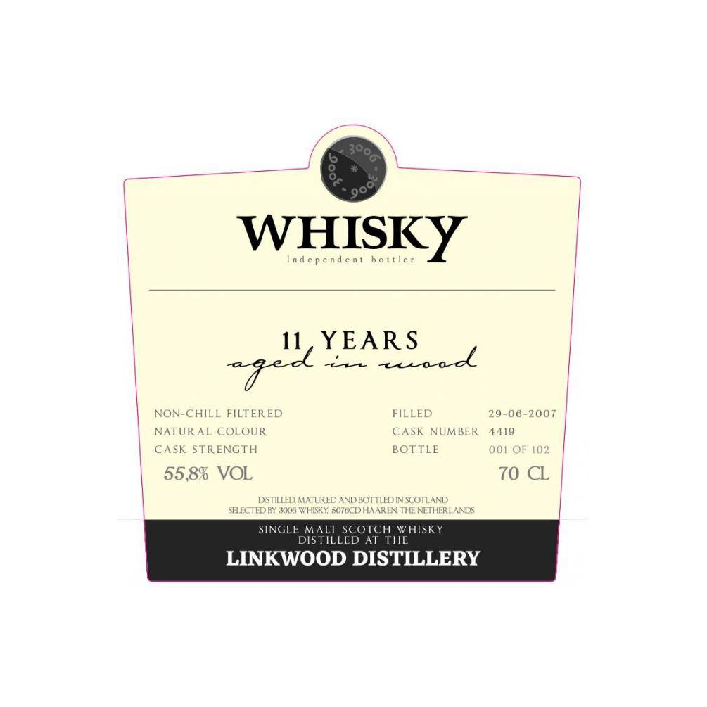 Linkwood 2007 11 Years Single Malt Whisky 2