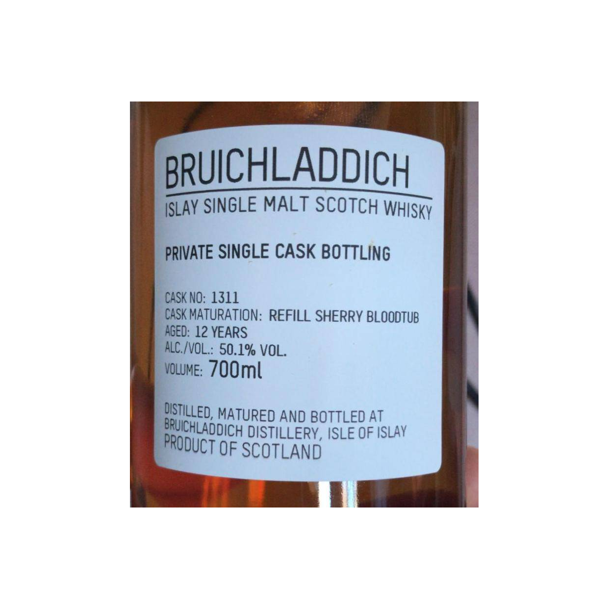 Bruichladdich 2007 12 Years Single Malt Whisky 2