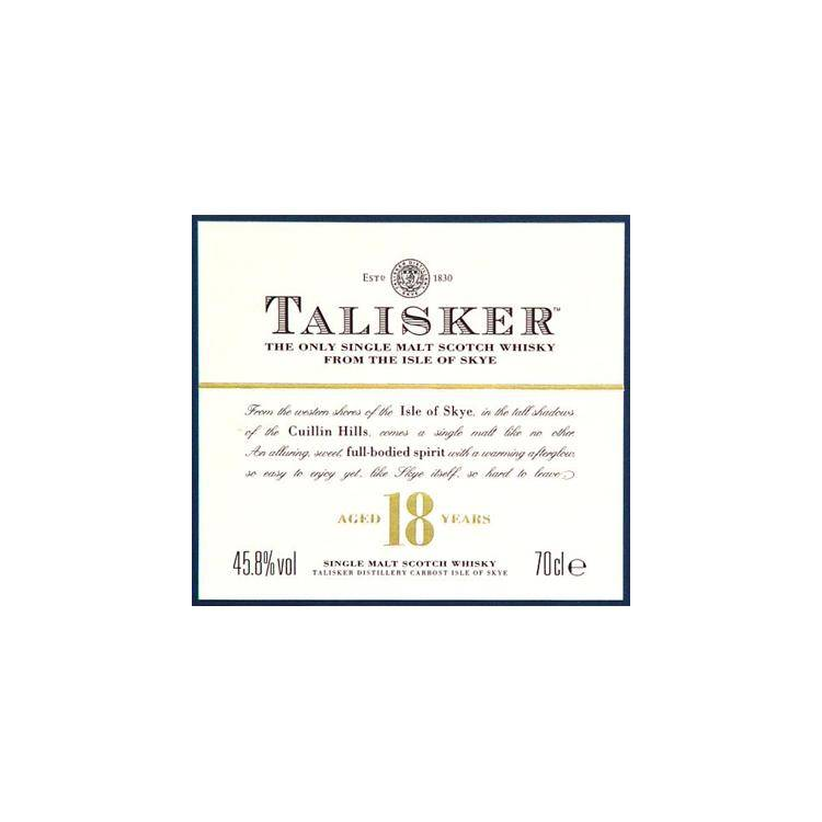 Talisker 18 Years Single Malt Whisky 3
