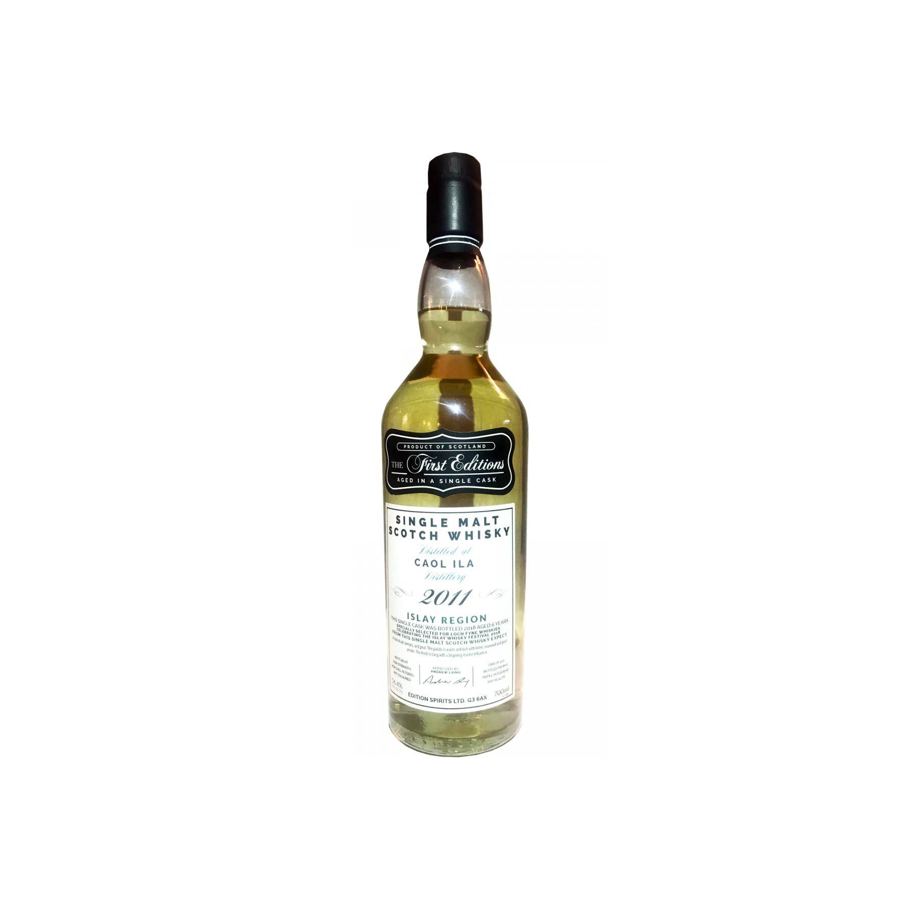 Caol Ila The First Editions 2011 6 Years Single Malt Whisky