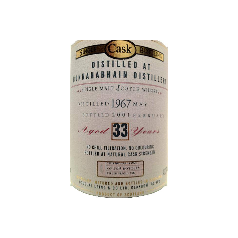 Bunnahabhain Old Malt Cask 1967 33 Years Single Malt Whisky 2