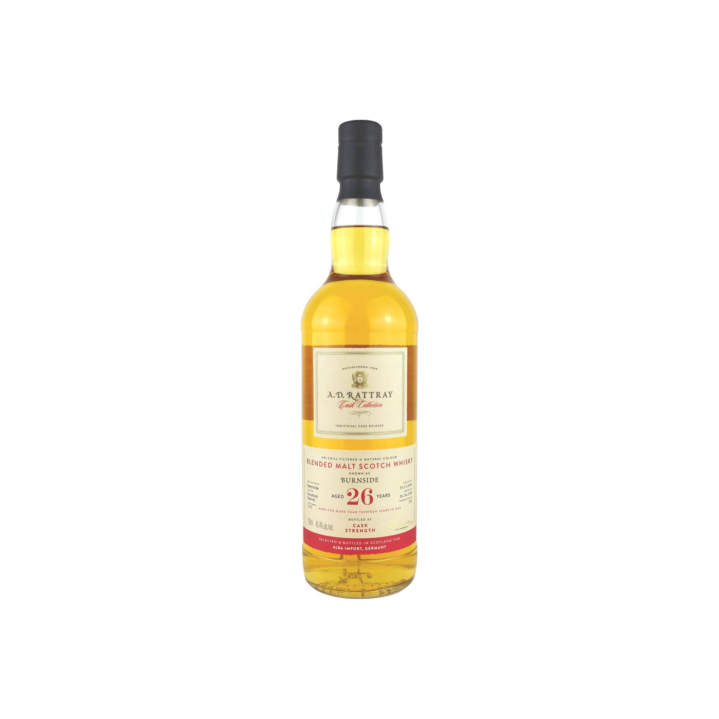 A.D. Rattray 1991 26 Years Blended Malt Whisky