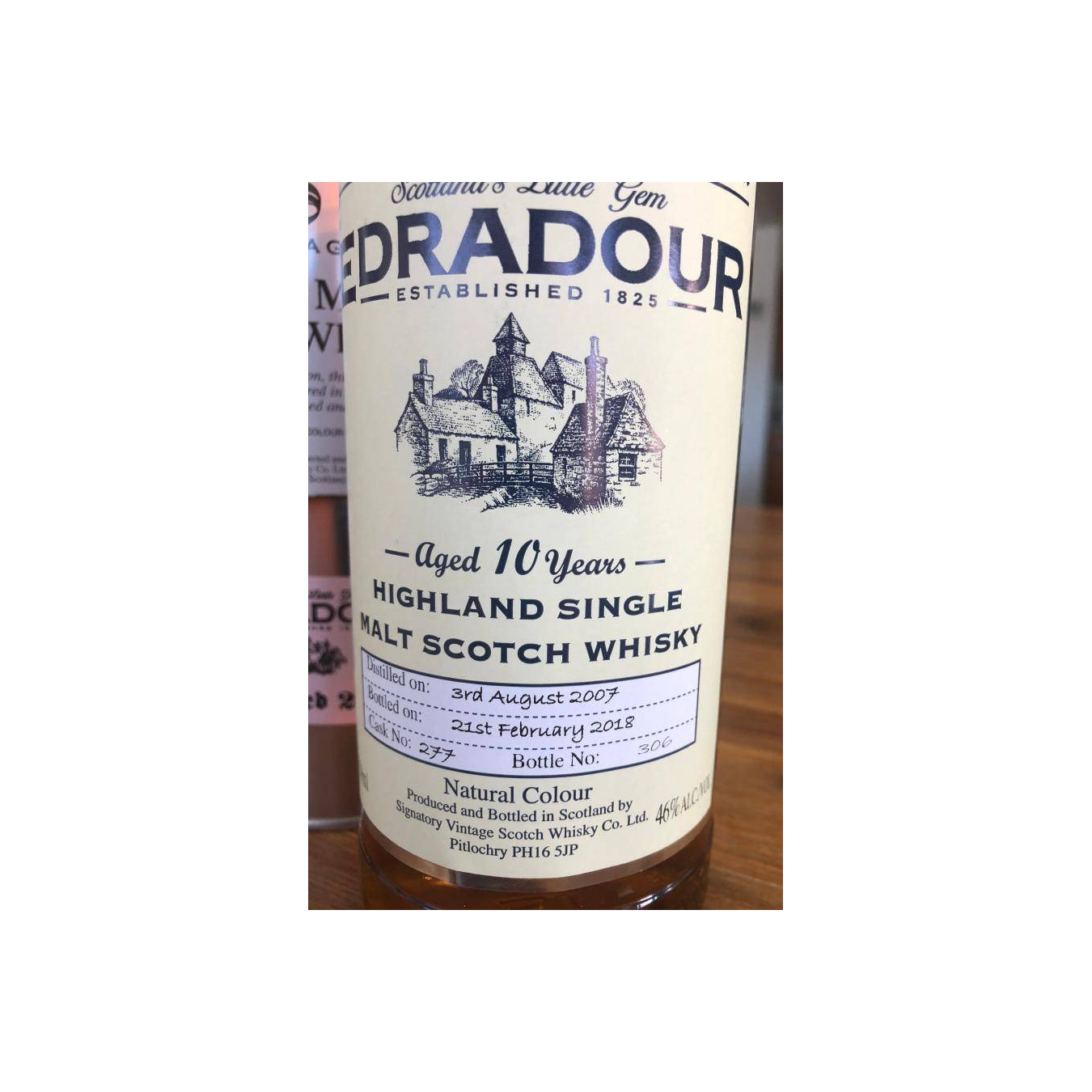 Edradour The Un-Chillfiltered Collection 2007 10 Years Single Malt Whisky 2