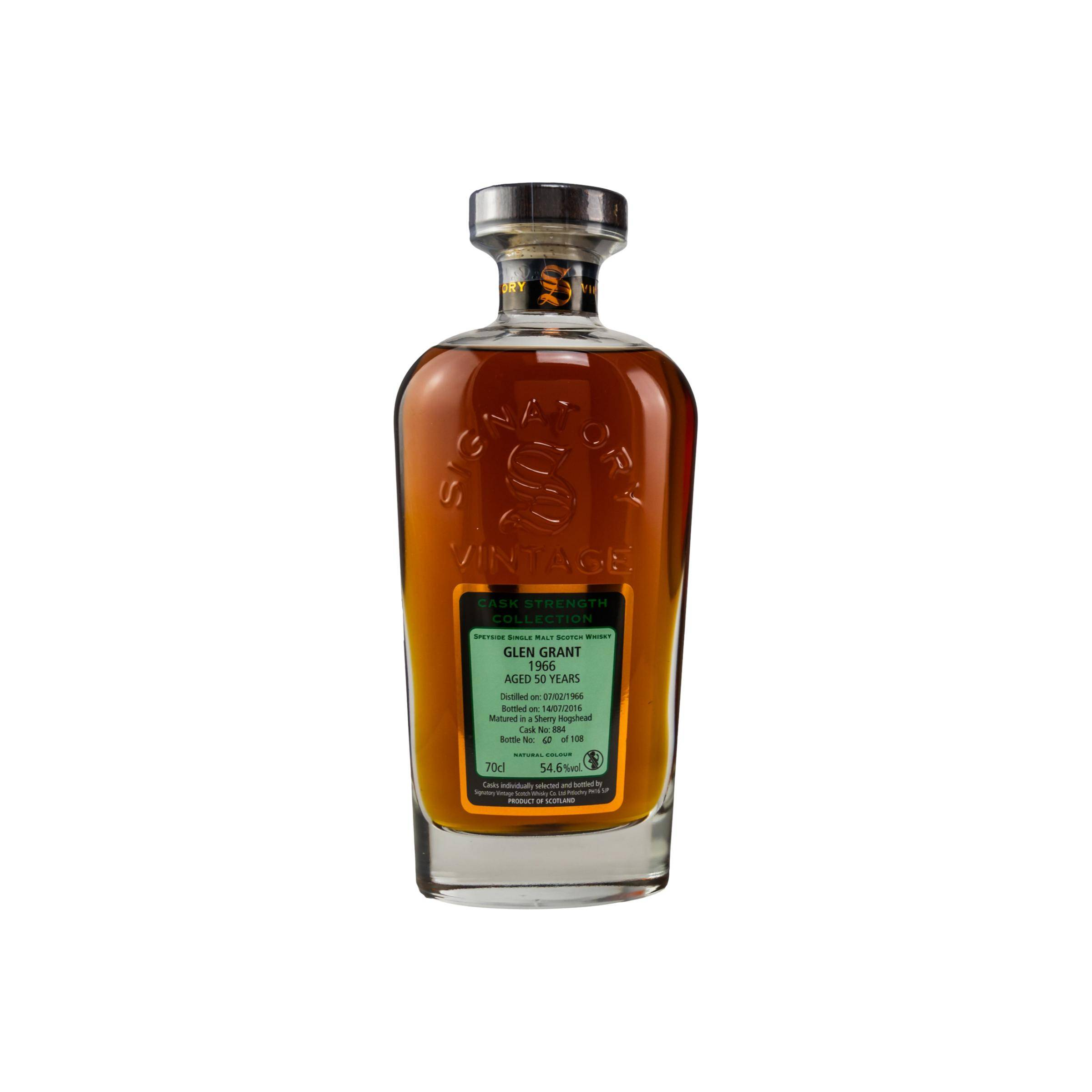 Glen Grant Cask Strength Collection 1966 50 Years Single Malt Whisky