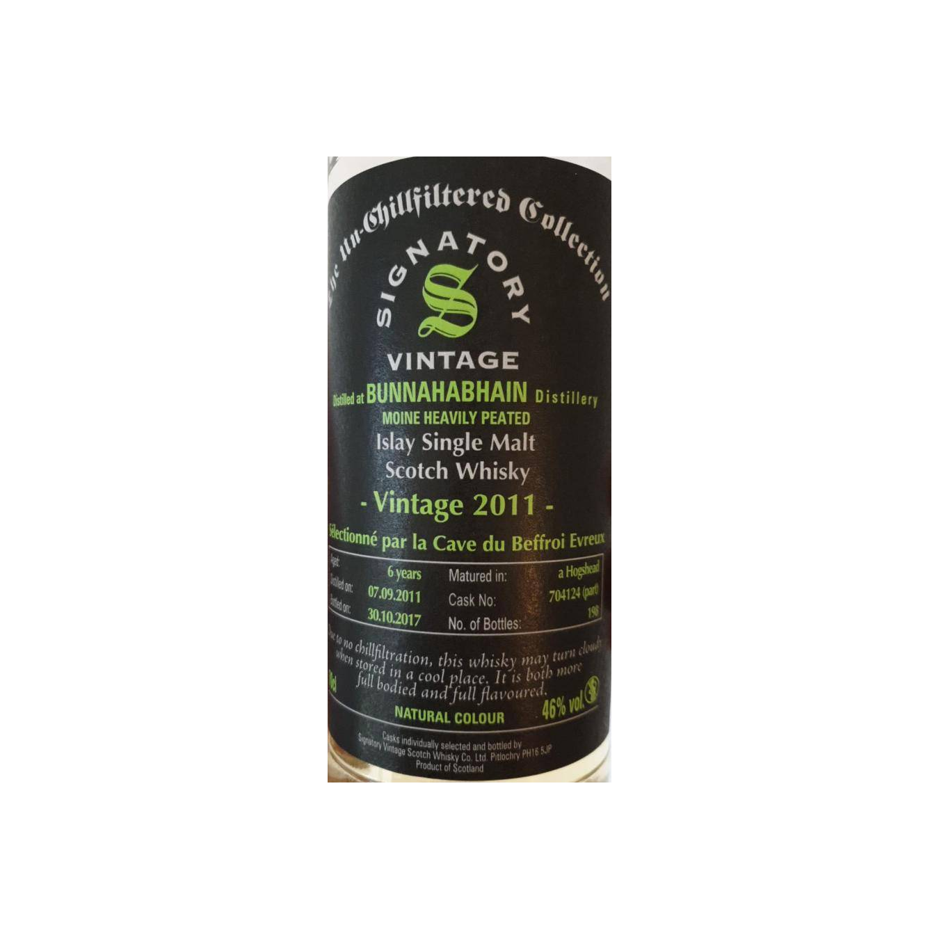 Bunnahabhain The Un-Chillfiltered Collection 2011 6 Years Single Malt Whisky