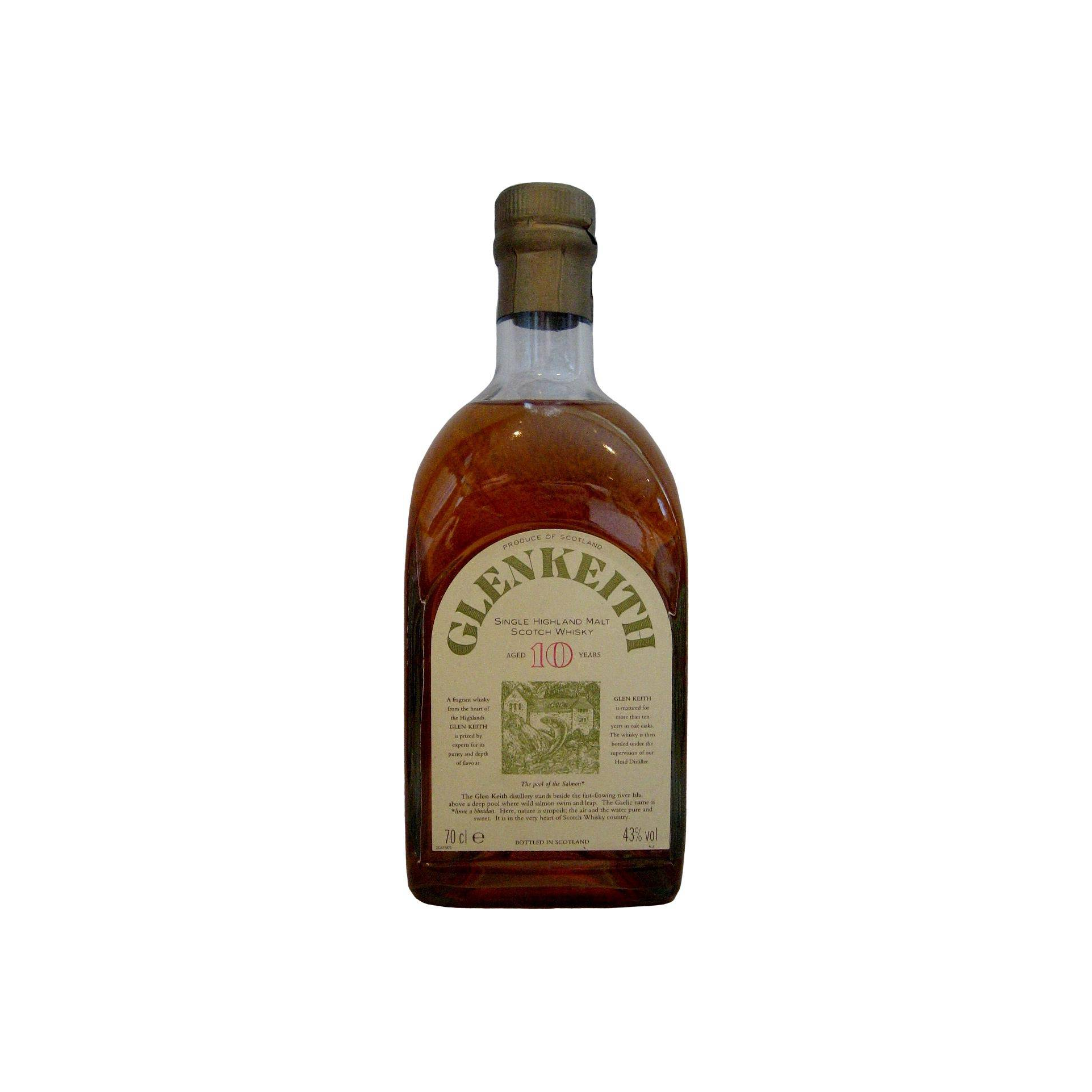 Glen Keith 10 Years Single Malt Whisky