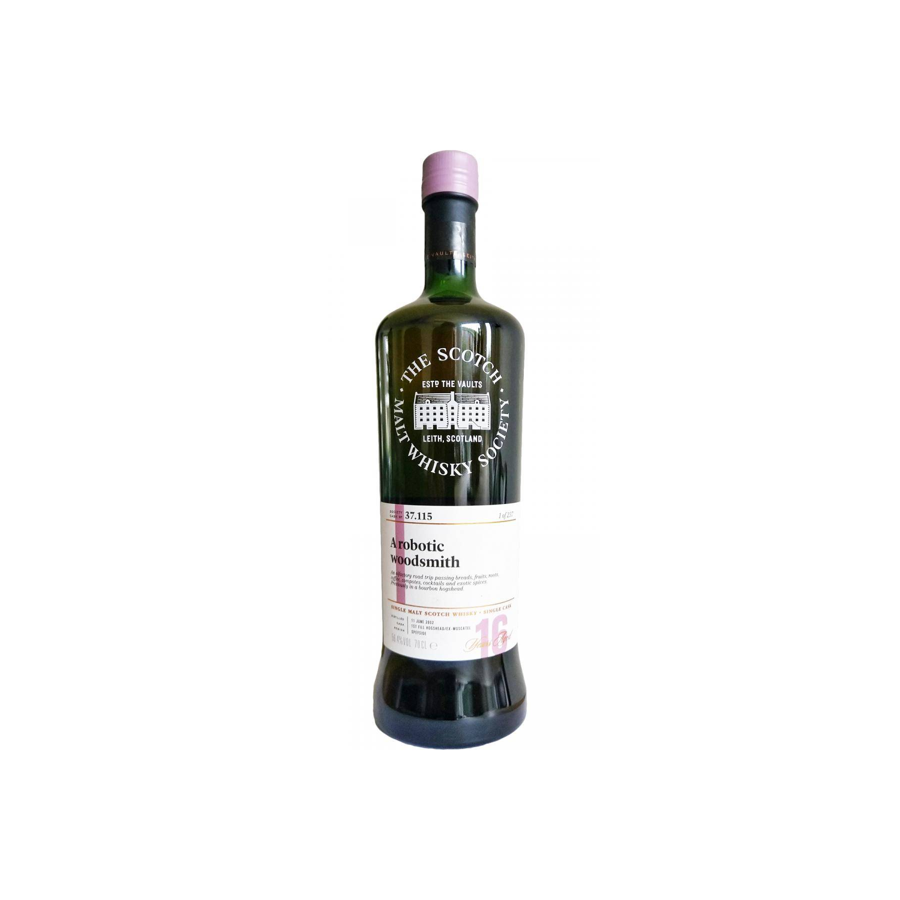 The Scotch Malt Whisky Society 2002 16 Years Single Malt Whisky