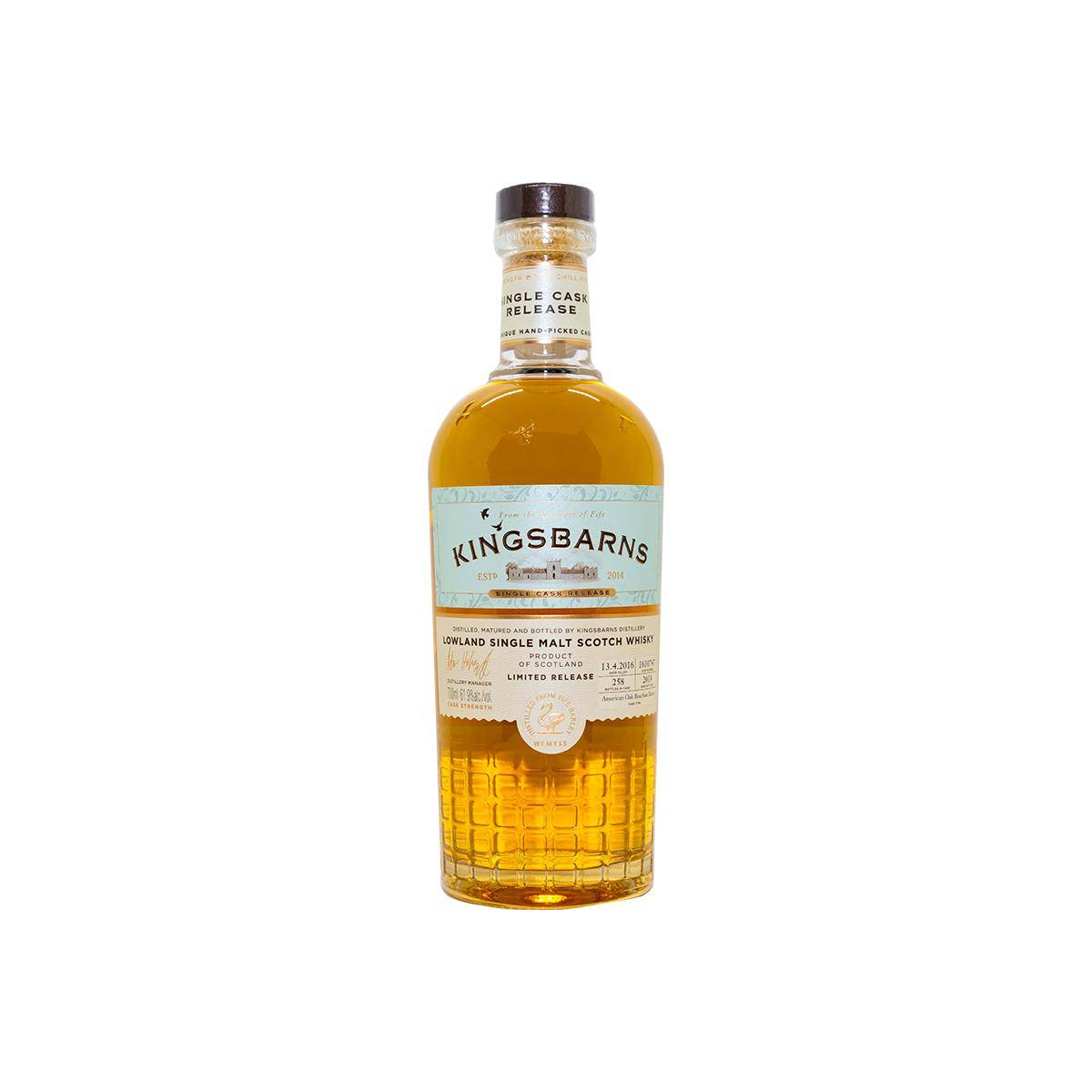 Kingsbarns 2016 3 Years Single Malt Whisky
