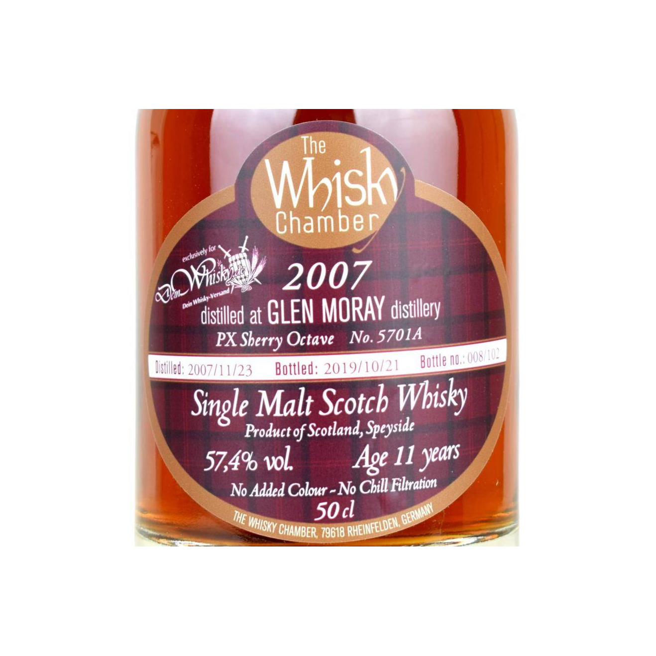 Glen Moray 2007 11 Years Single Malt Whisky 2
