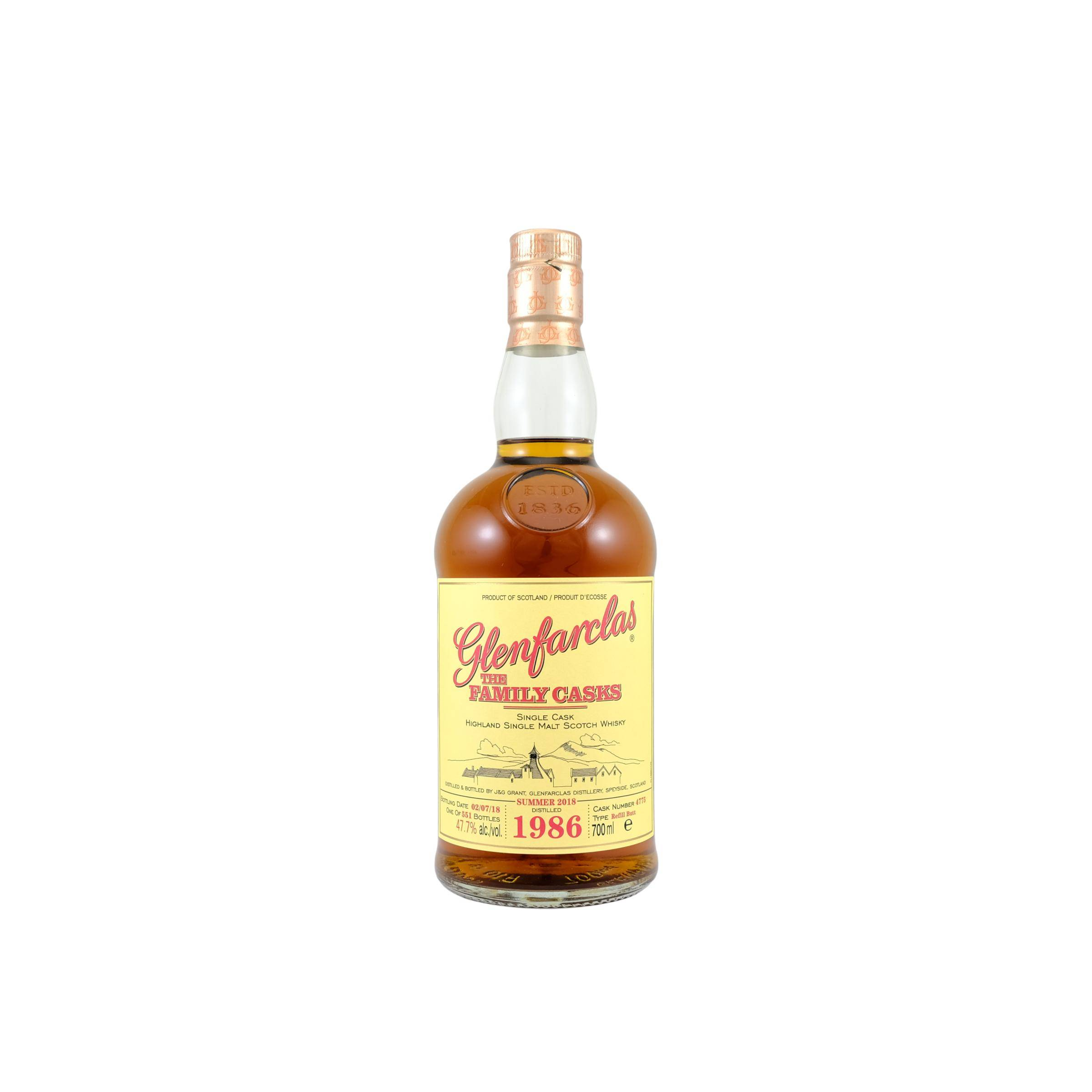 Glenfarclas 1986 32 Years Single Malt Whisky