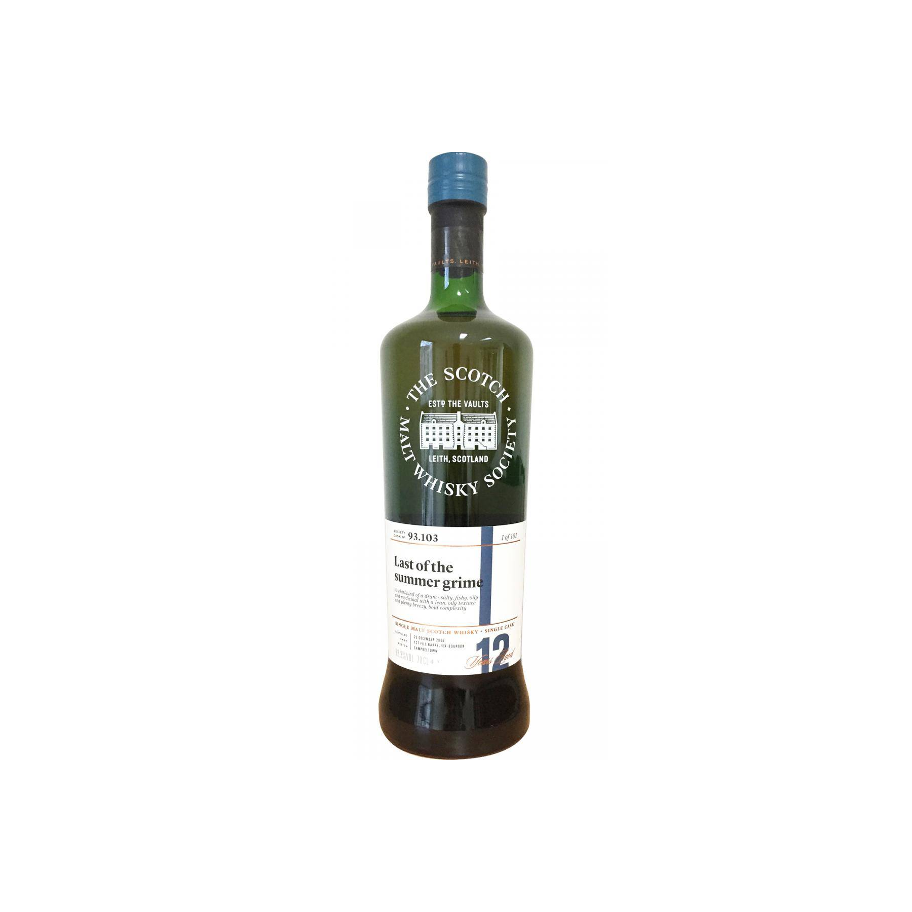 The Scotch Malt Whisky Society 2005 12 Years Single Malt Whisky