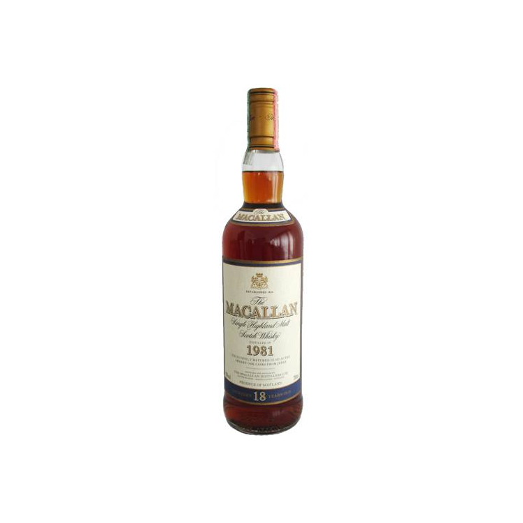 The Macallan 1981 18 Years Single Malt Whisky
