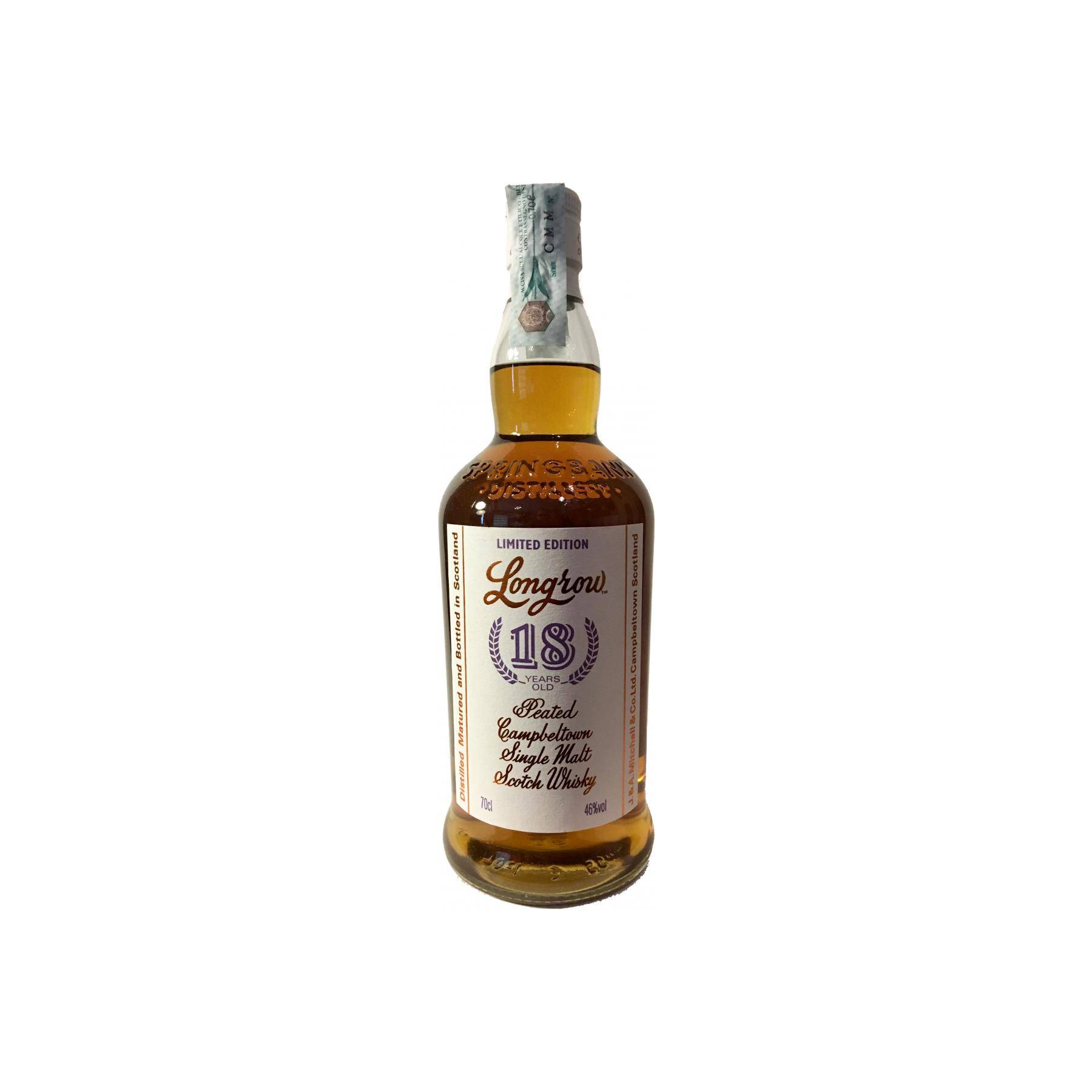 Longrow Limited Edition 18 Years Single Malt Whisky