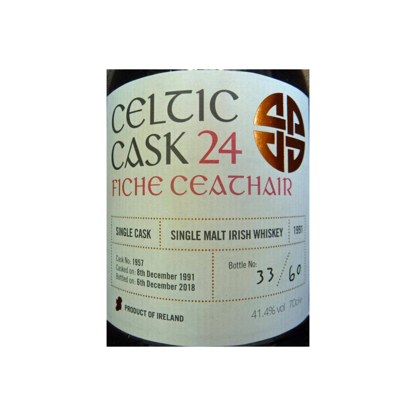 Celtic Cask 1991 - Fiche a Ceathair - 24 2