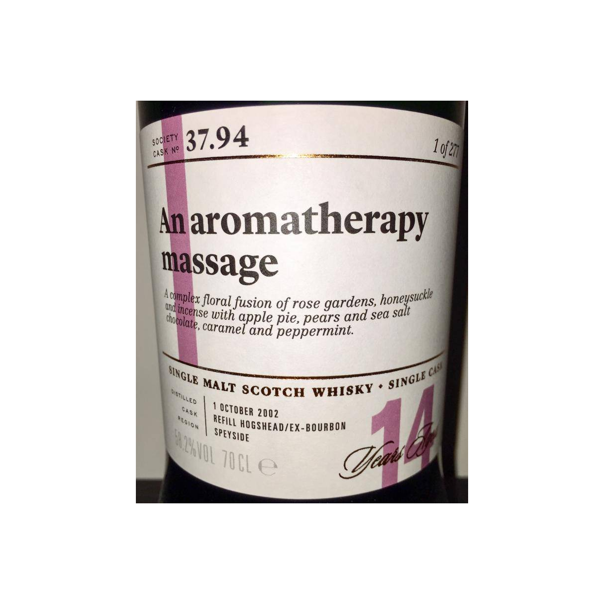 The Scotch Malt Whisky Society 2002 14 Years Single Malt Whisky 2