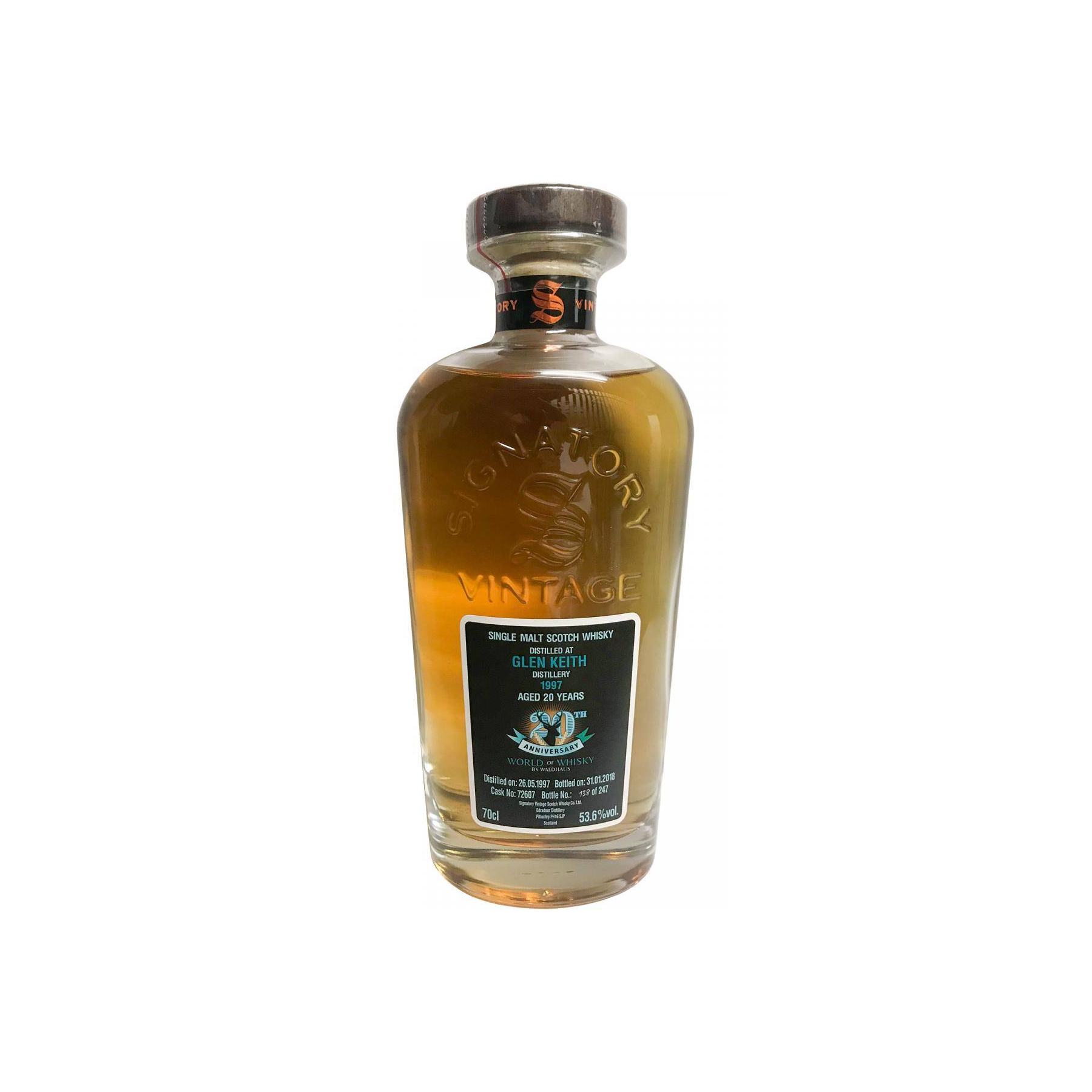 Glen Keith 1997 20 Years Single Malt Whisky