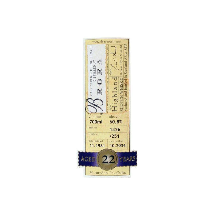 Brora Rare Auld 1981 22 Years Single Malt Whisky 2