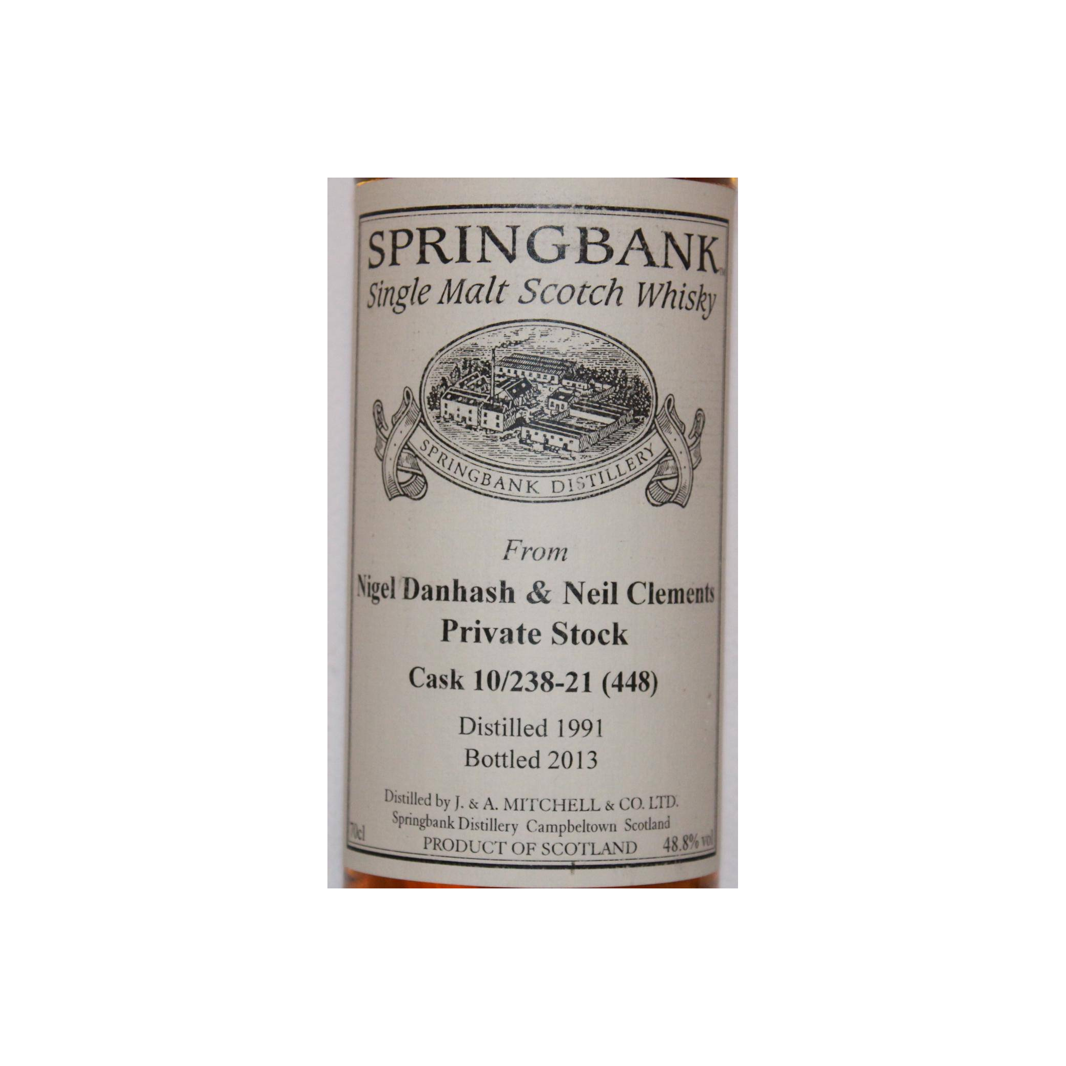 Springbank Private Bottling 1991 22 Years Single Malt Whisky 2