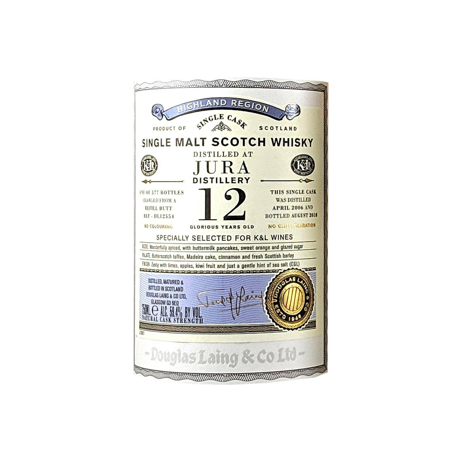 Jura Old Particular 2006 12 Years Single Malt Whisky 3