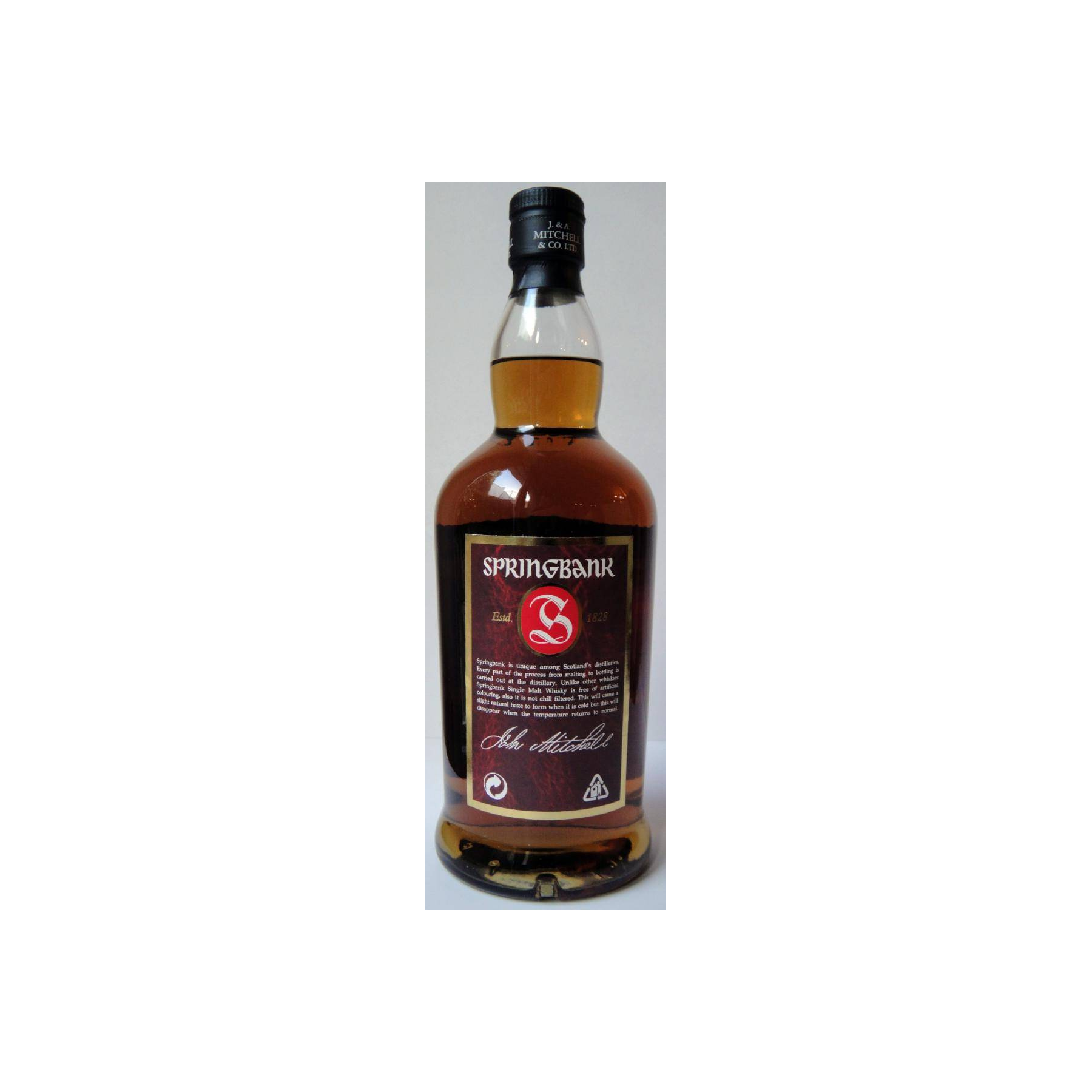 Springbank 25 Years Single Malt Whisky 2
