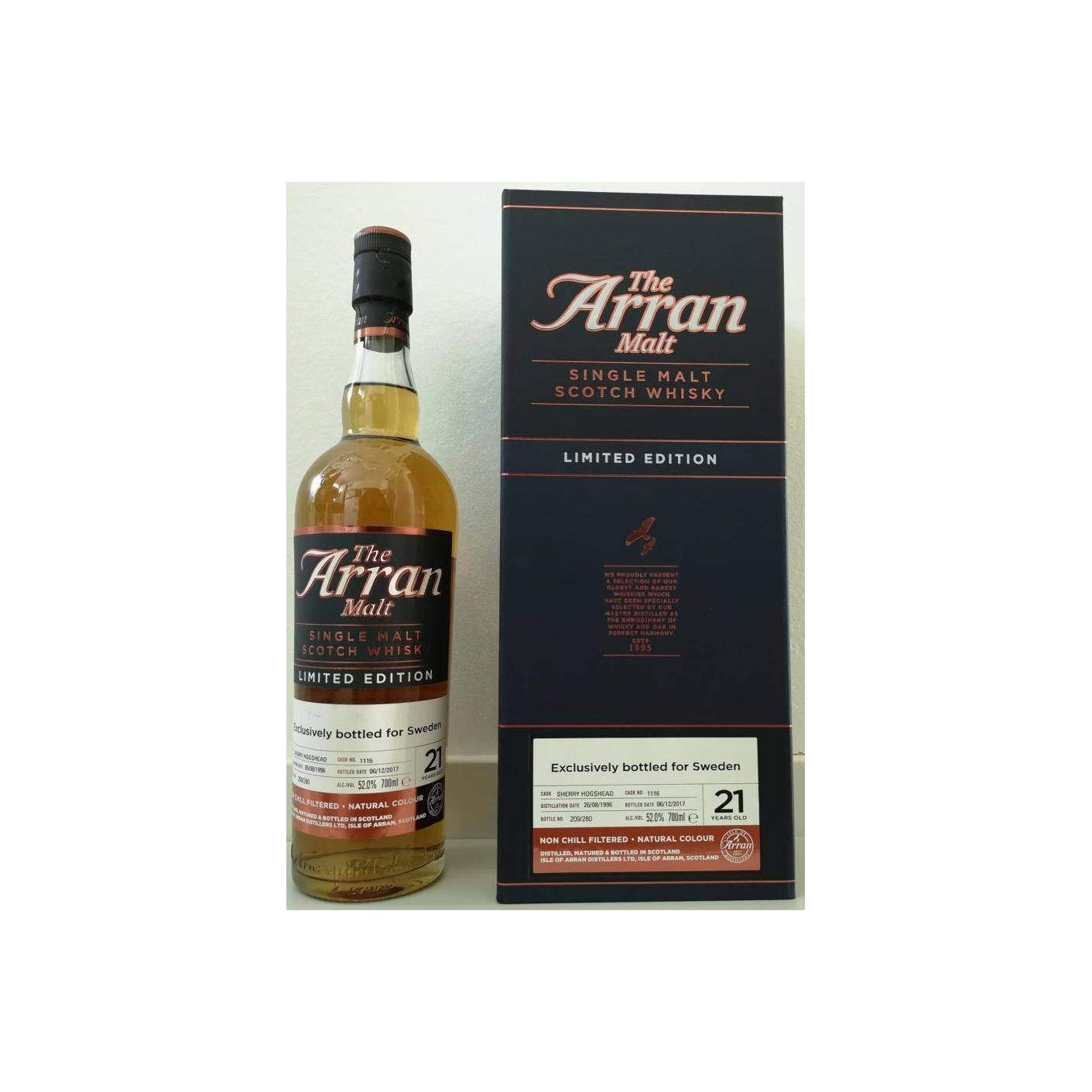 Arran Limited Edition 1996 21 Years Single Malt Whisky 2