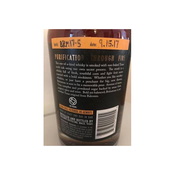 Balcones Corn Whisky 2