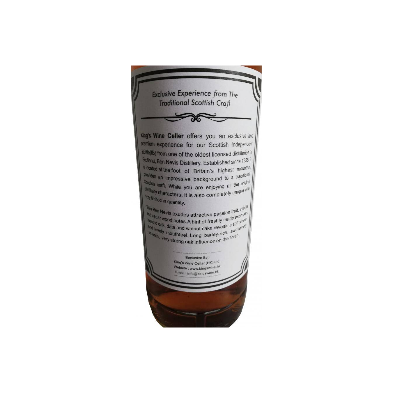 Ben Nevis 1996 21 Years Single Malt Whisky 3